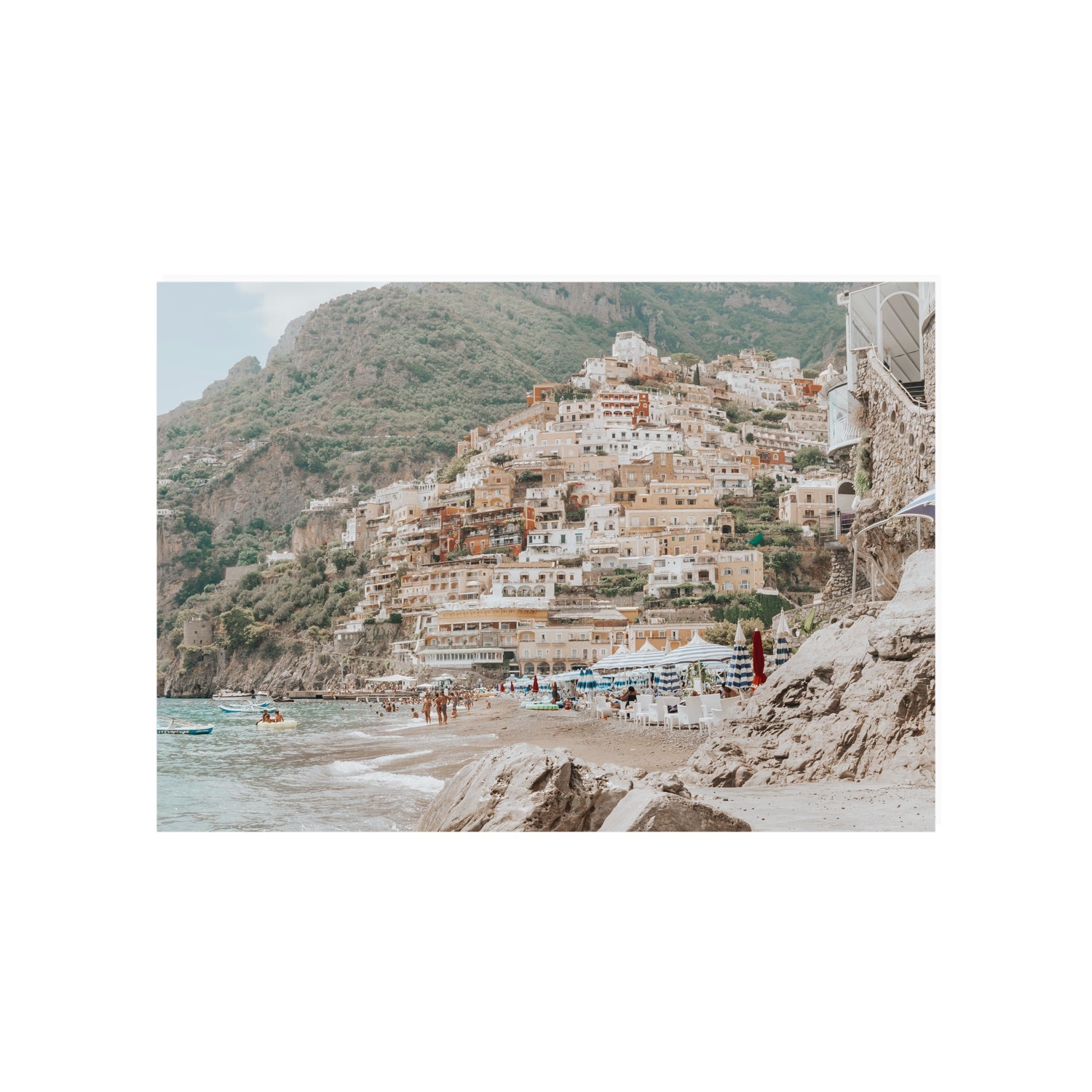 Sogno di Positano fine art print, Positano, Italy, A1 · 84.1 x 59.4 cm, Unframed, Fine Art Canvas
