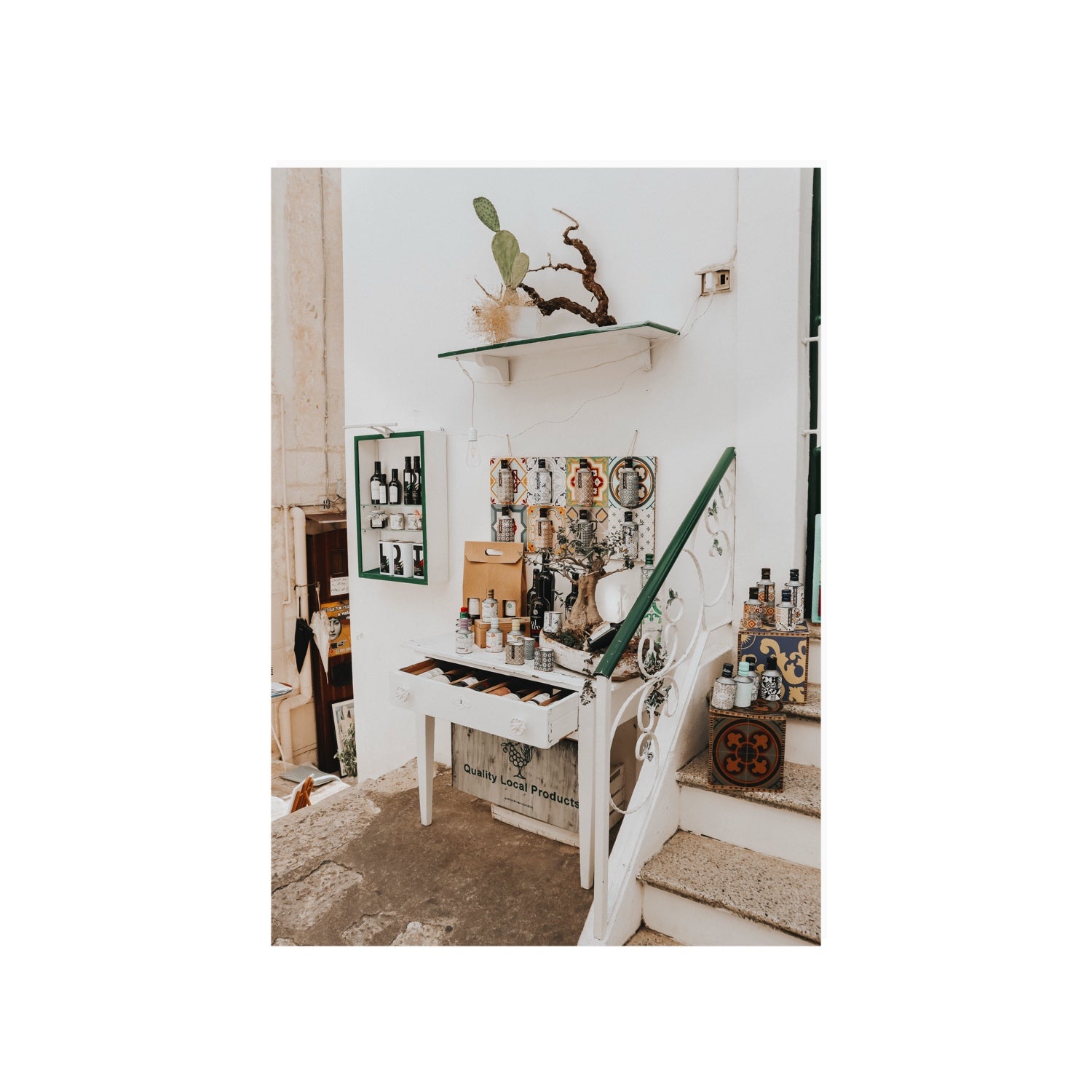 Liquid Gold fine art print, Puglia, Italy, A1 · 84.1 x 59.4 cm, Unframed, Fine Art Canvas