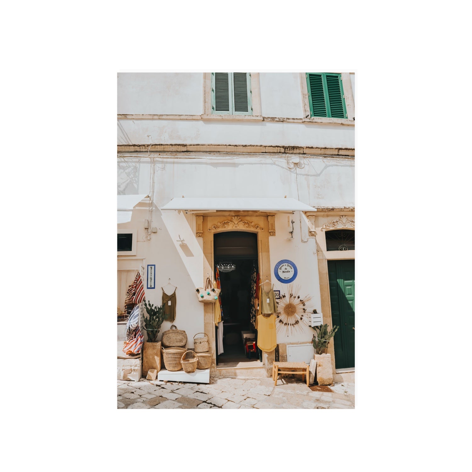 Artisan Ambience Puglia Italian wall art A1, 84.1 x 59.4 cm unframed fine art canvas