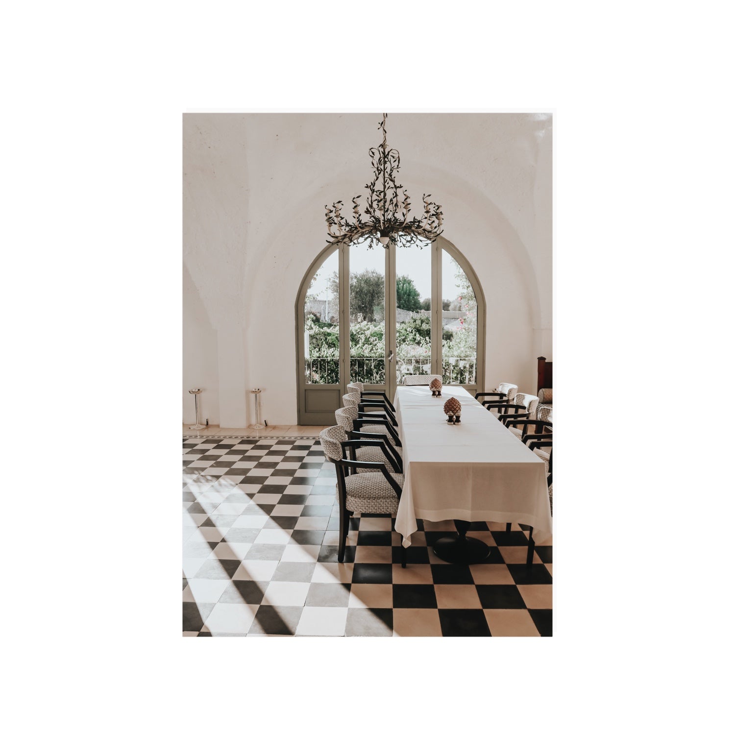 Sunbeam Feast Puglia Wall Italian fine art print A1, 84.1 x 59.4 cm unframed fine art canvas