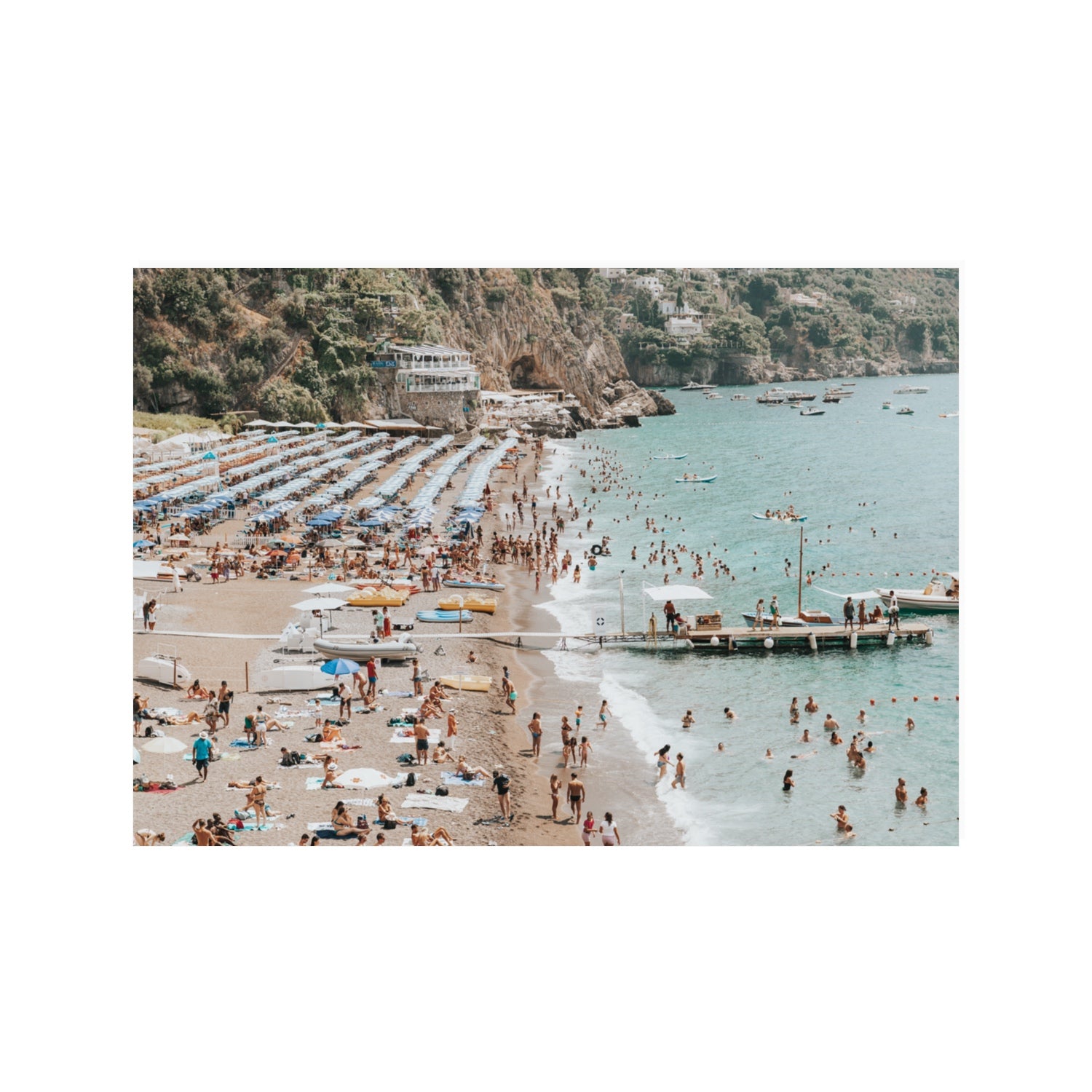 Vista Costiera fine art print, Positano, Italy, 100 x 70 cm, Unframed, Fine Art Canvas