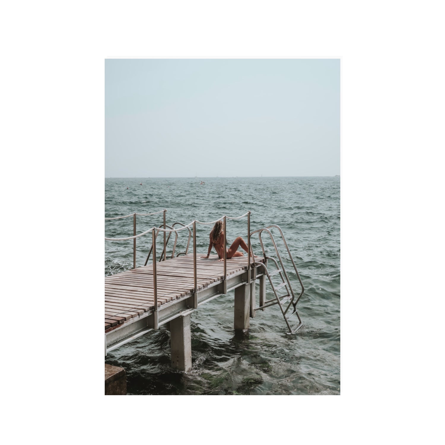 The Dock's Whisper fine art print, Tuscany, Italy, 100 x 70 cm, Unframed, Fine Art Canvas