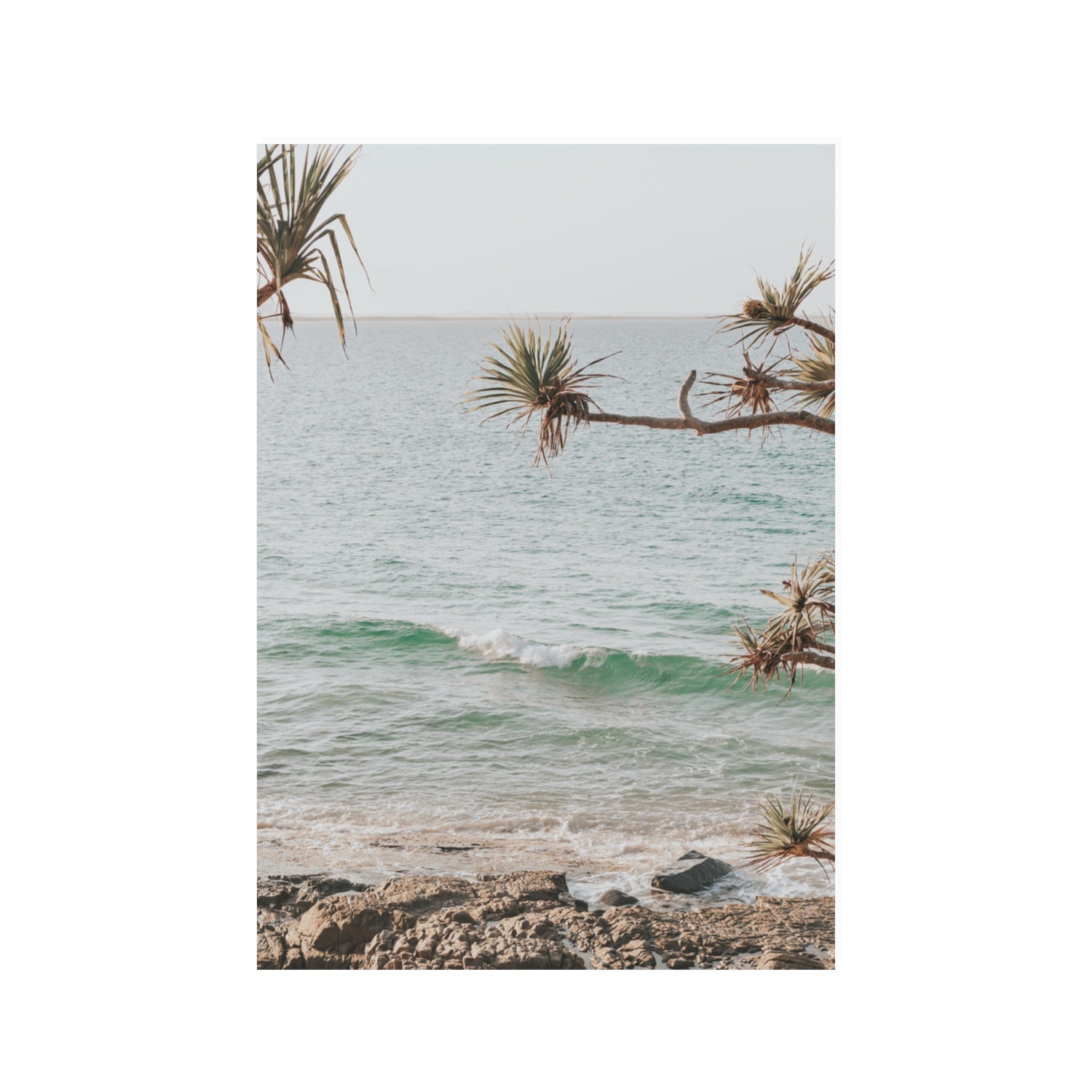 Good Vibrations fine art print, Noosa, Australia, coastal scenes artwork, 100 x 70 cm, Unframed, Fine Art Canvas