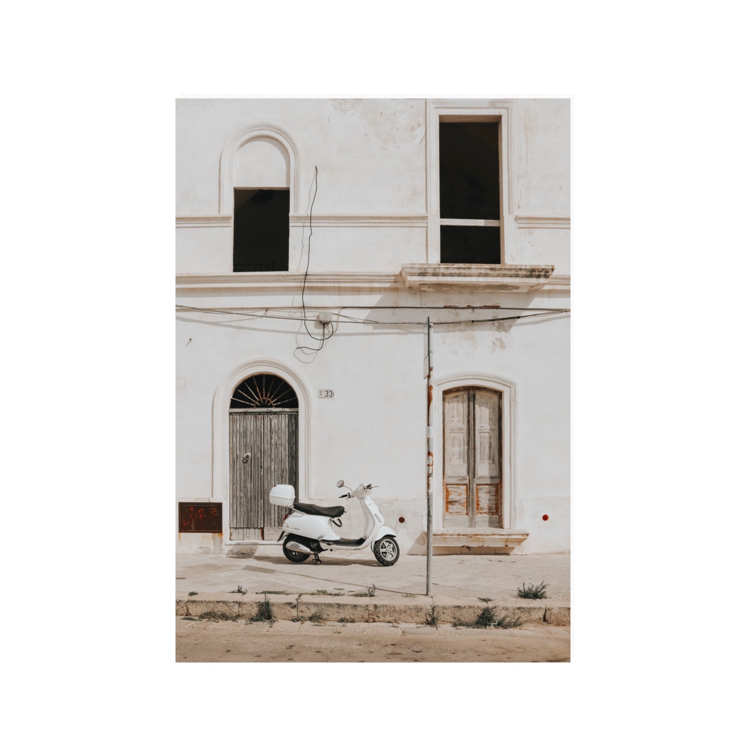 Radiant Ride fine art print, Puglia, Italy, 100 x 70 cm, Unframed, Fine Art Canvas