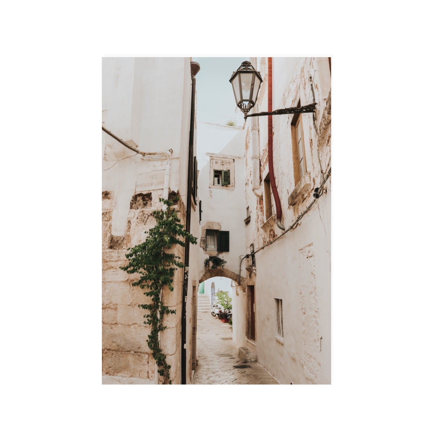 Labyrinth Lanes Puglia Ostuni Italian wall art 100 x 70 cm unframed fine art canvas