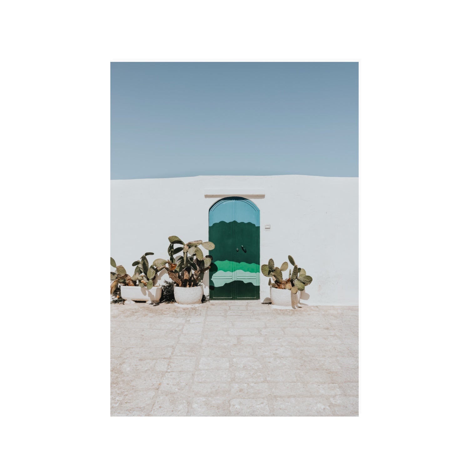 Imaginary Exit Puglia Mediterranean wall art 100 x 70 cm unframed fine art canvas