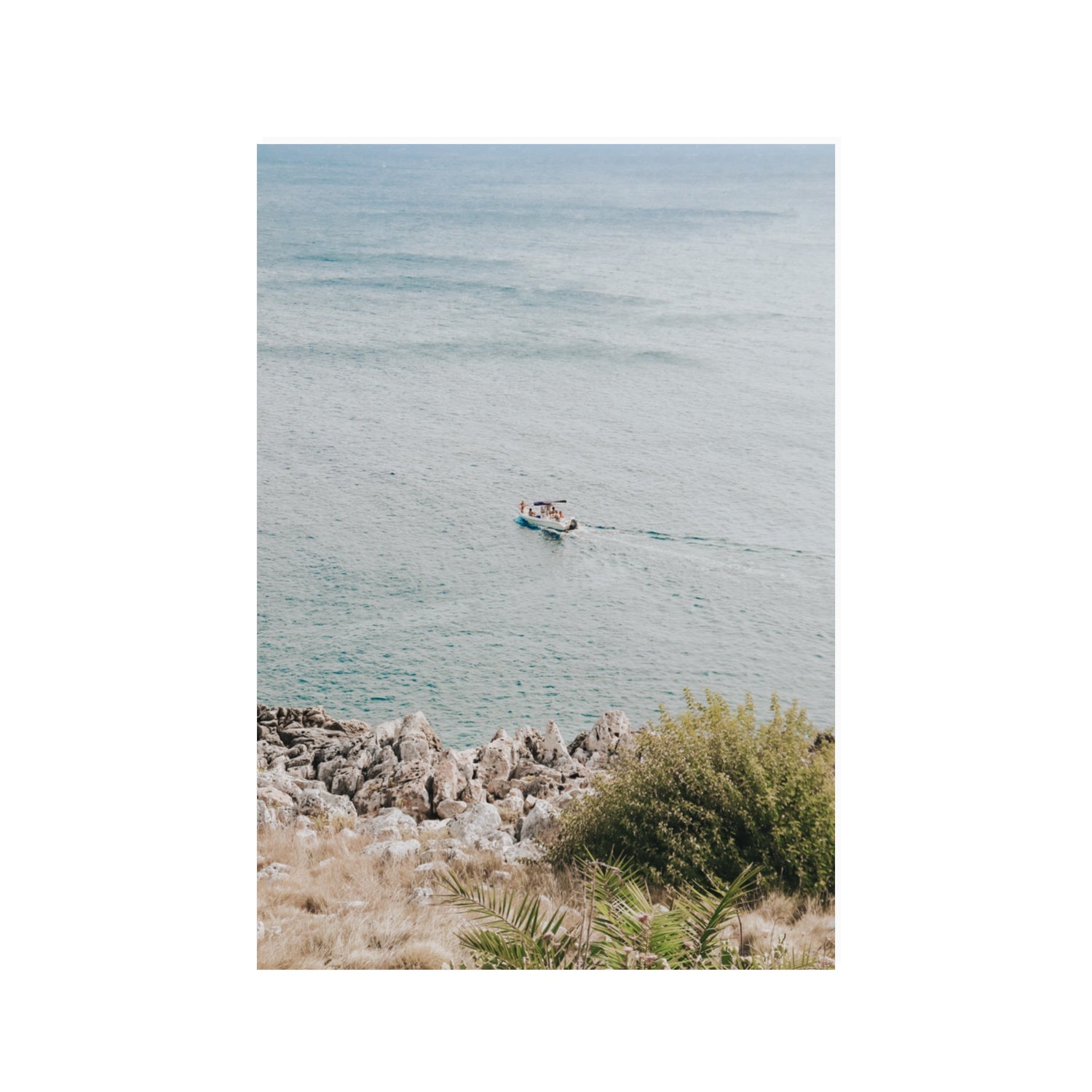 Puglian Departure Puglia coastal Italian wall art 100 x 70 cm unframed fine art canvas