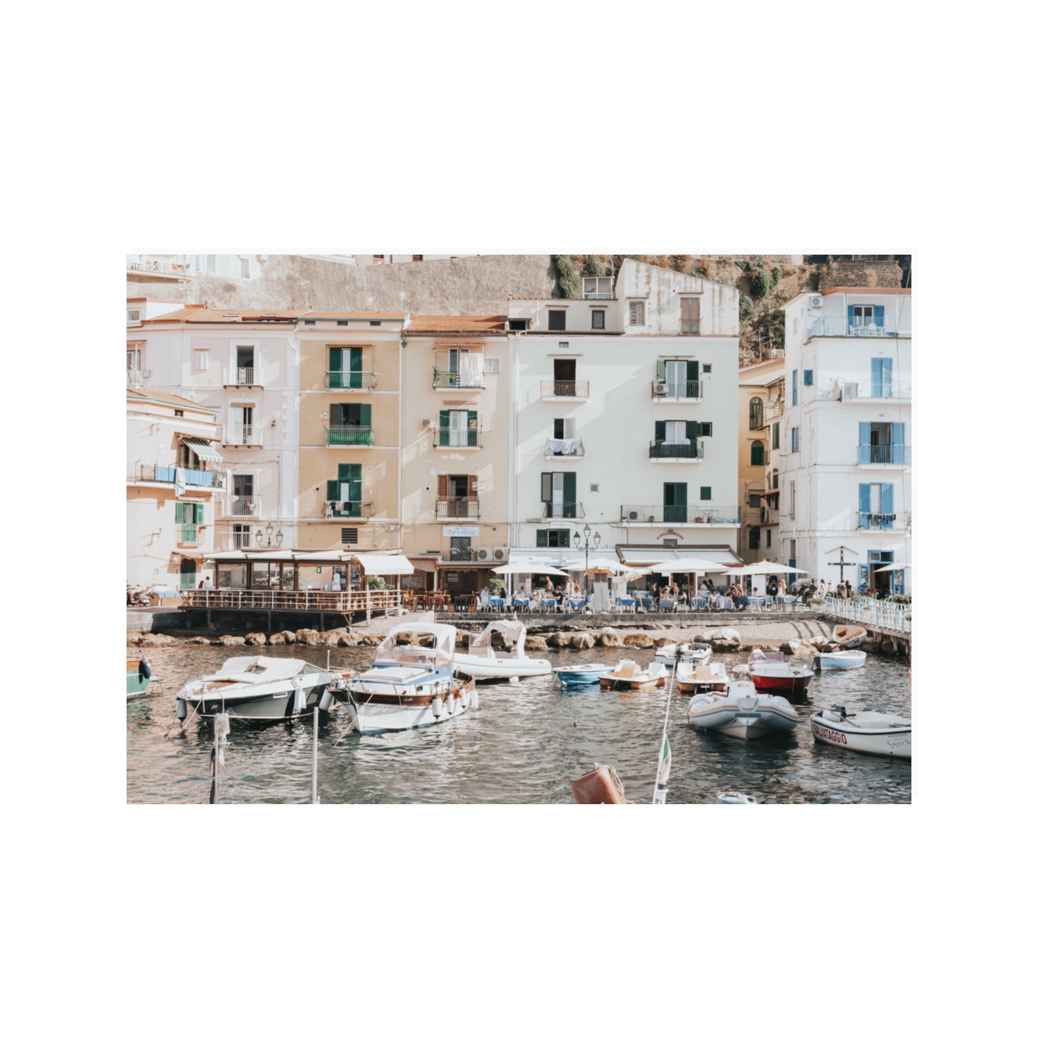 L'Insenatura fine art print, Sorrento, Italy, 100 x 70 cm, Unframed, Fine Art Canvas