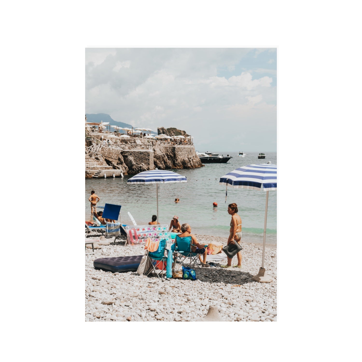 Couple Goals Nerano Amalfi Coast coastal wall art 100 x 70 cm unframed fine art canvas