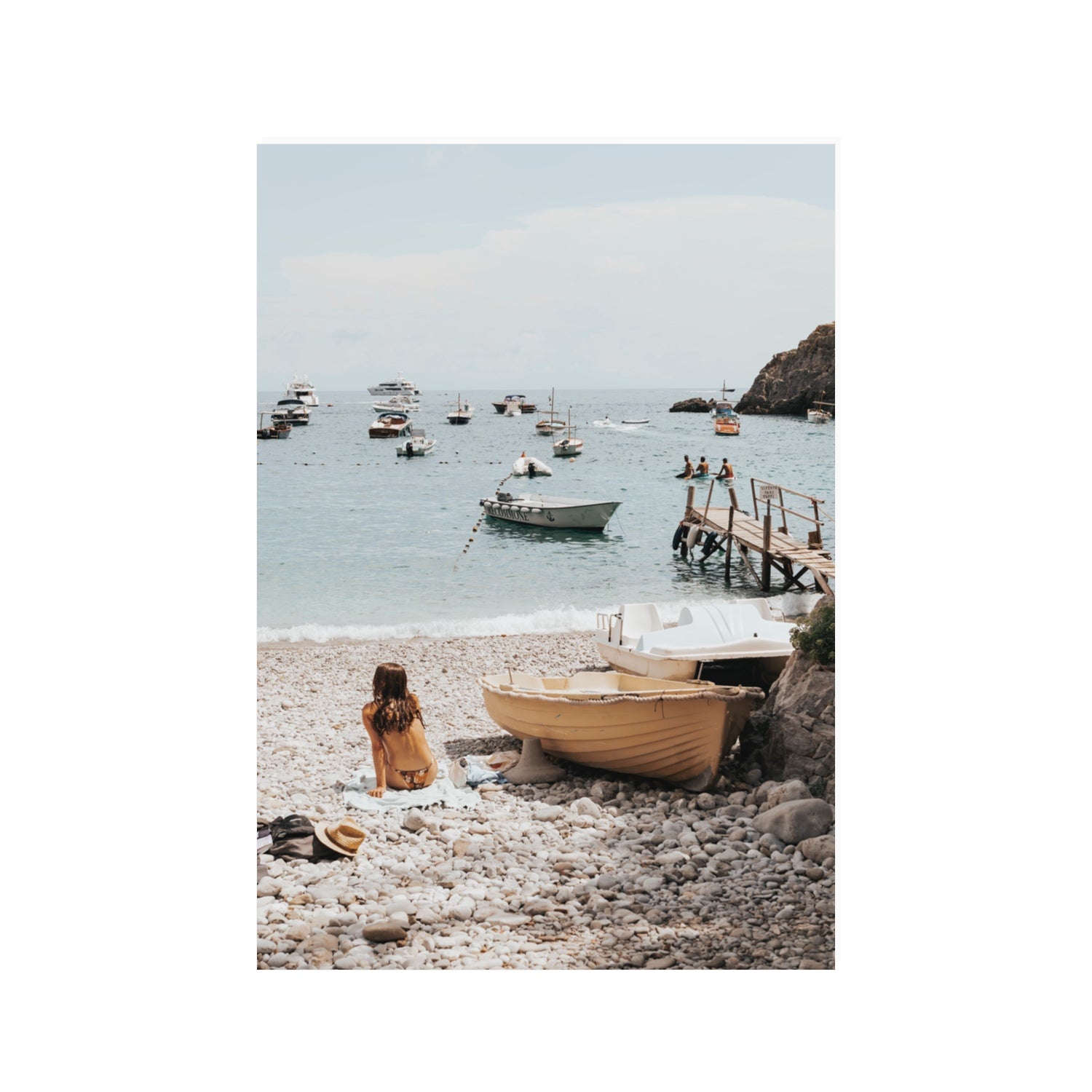 Solo Sojourn Nerano wall art 100 x 70 cm unframed fine art canvas