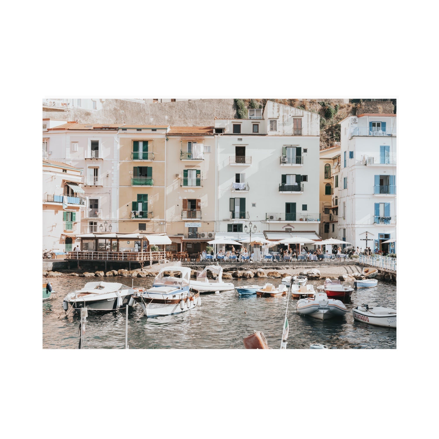 L'Insenatura fine art print, Sorrento, Italy, A0 · 118.9 cm x 84.1 cm, Unframed, Fine Art Canvas
