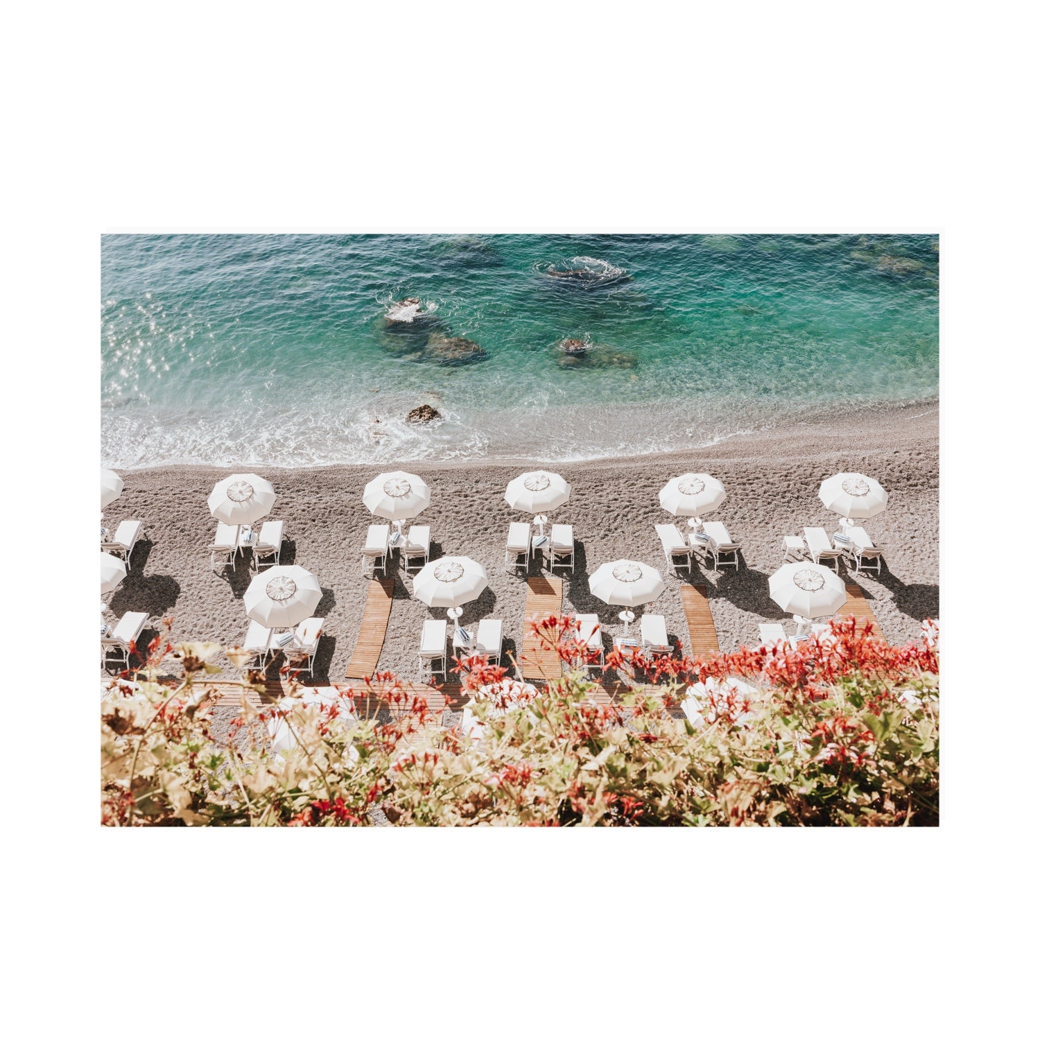 Coastal Charms fine art print, Amalfi, Italy, A0 · 118.9 cm x 84.1 cm, Unframed, Fine Art Canvas