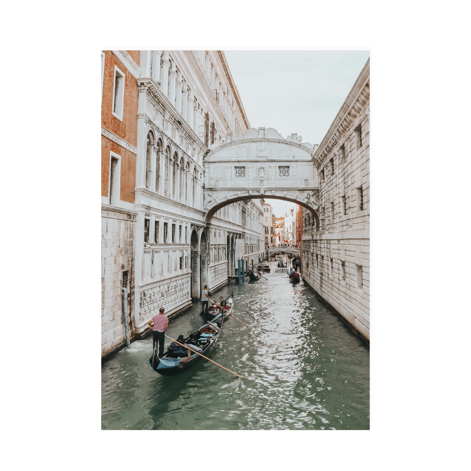 Bridge of Sighs Venice Gondola Italian wall art A0 unframed fine art canvas