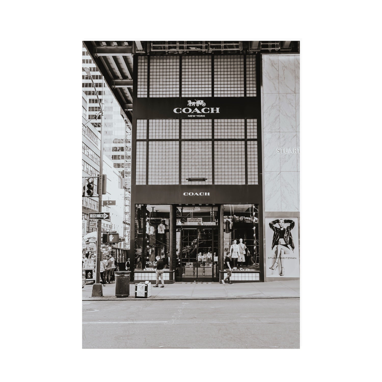 Coach Uptown fine art print, New York, United States, A0 · 118.9 cm x 84.1 cm, Unframed, Fine Art Canvas