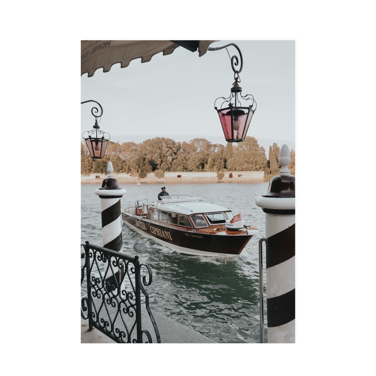Taxi Shuttle Venice wall art A0 unframed fine art canvas