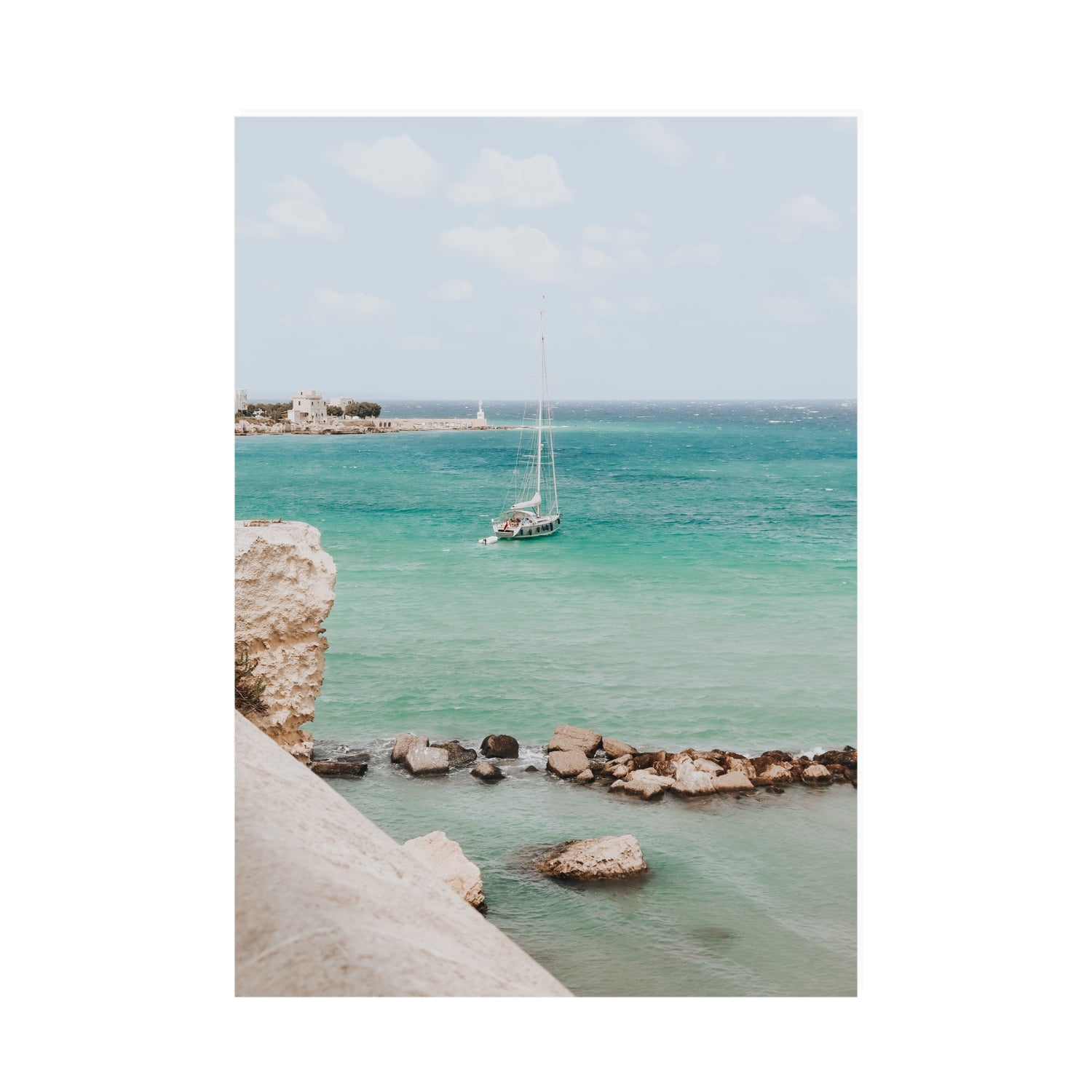 Seafarer's Dream Puglia Seafarer’s Dream coastal wall art A0 unframed fine art canvas