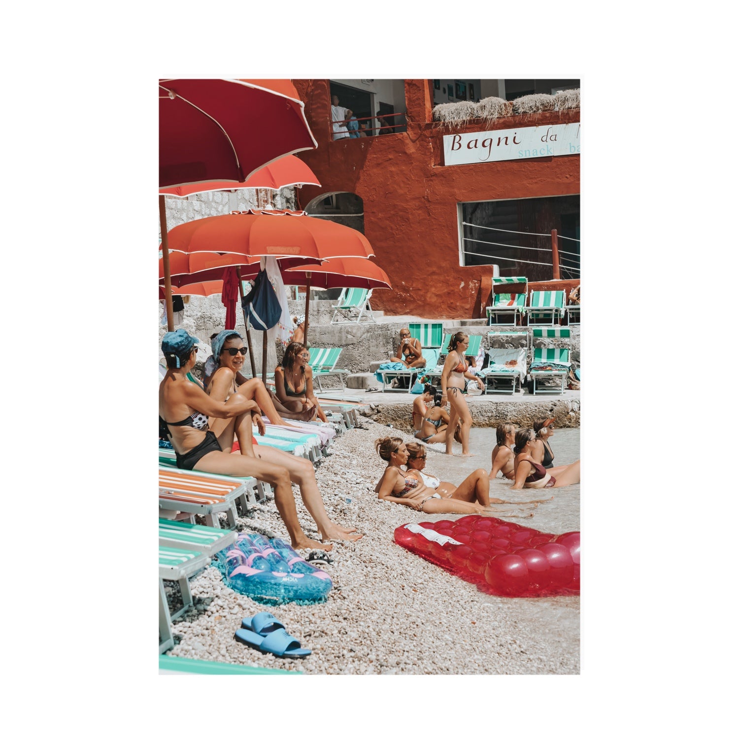 La Dolce Vita fine art print, Capri, Italy, A0 · 118.9 cm x 84.1 cm, Unframed, Fine Art Canvas