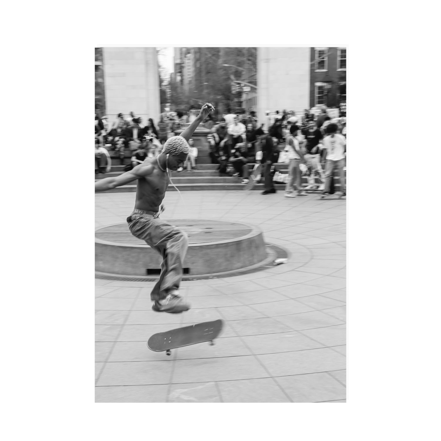 Airborne Rhythms New York NYC Black & White wall art A0 unframed fine art canvas