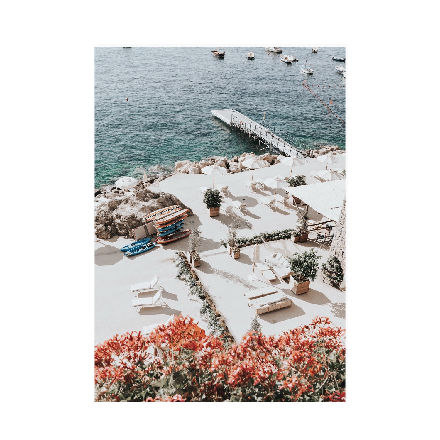 A Work of Art Amalfi coastal wall art A0 unframed fine art canvas