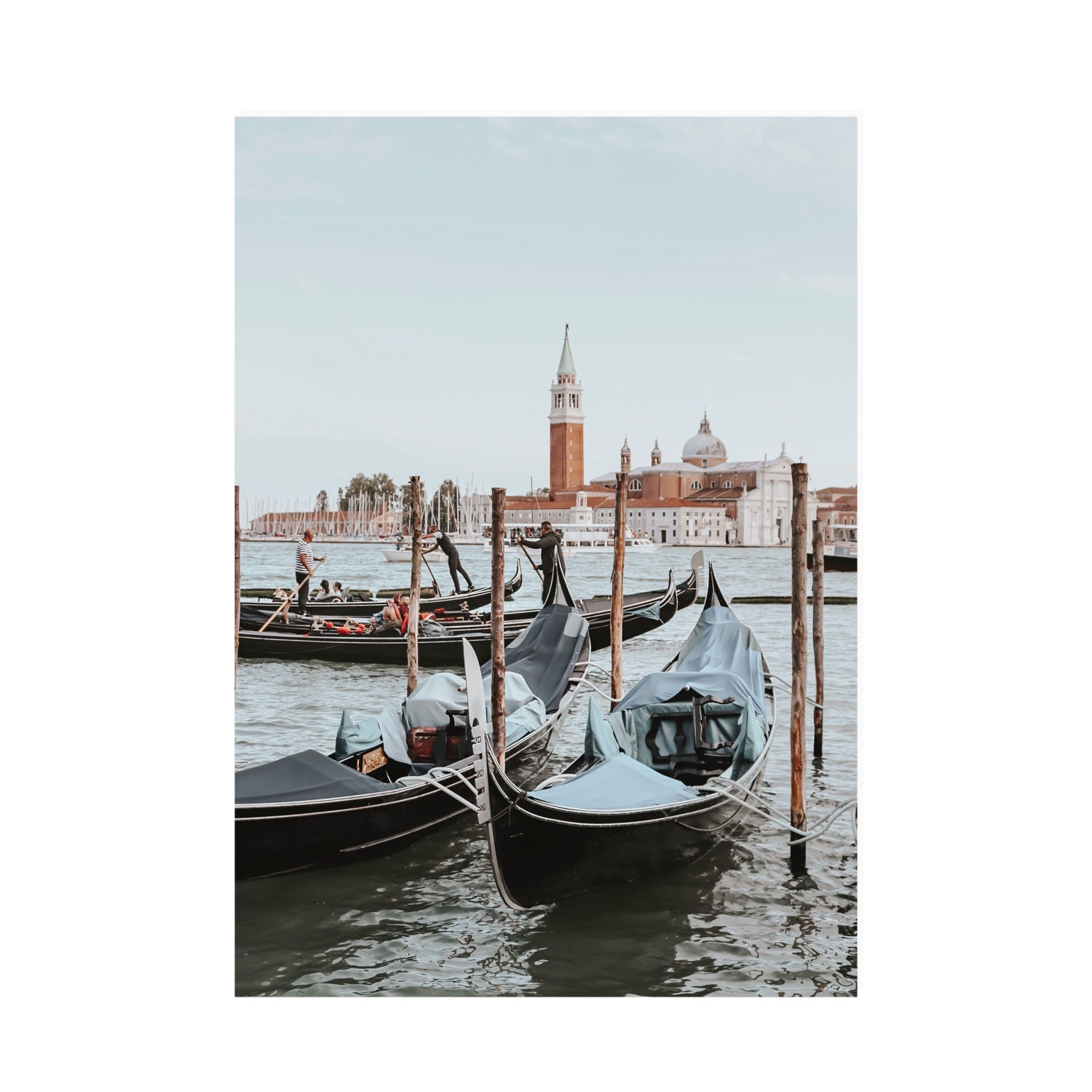 Italian Commute Venice Italian Mediterranean decor wall art A0 unframed fine art canvas