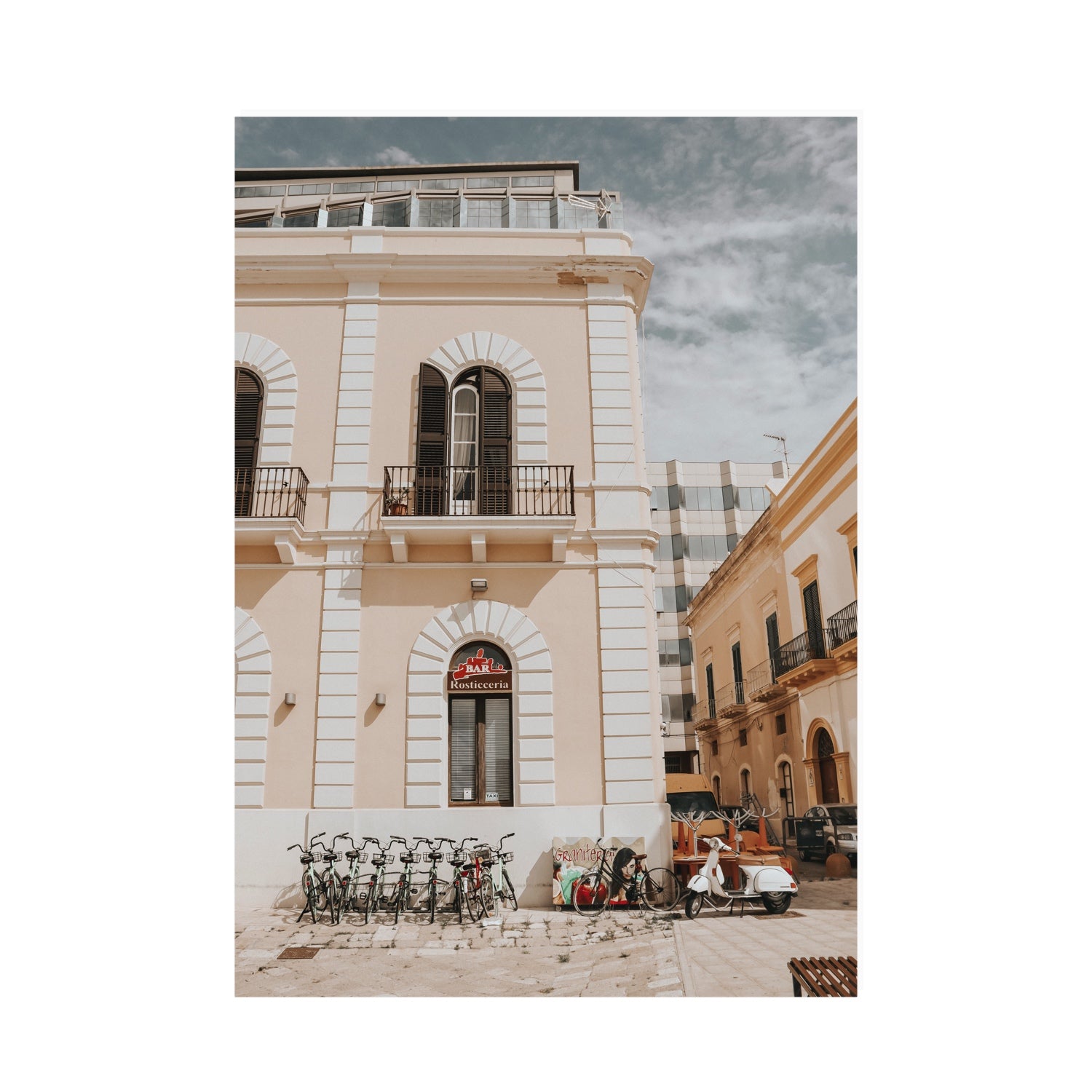 Rosticceria Puglia Italian wall art A0 unframed fine art canvas