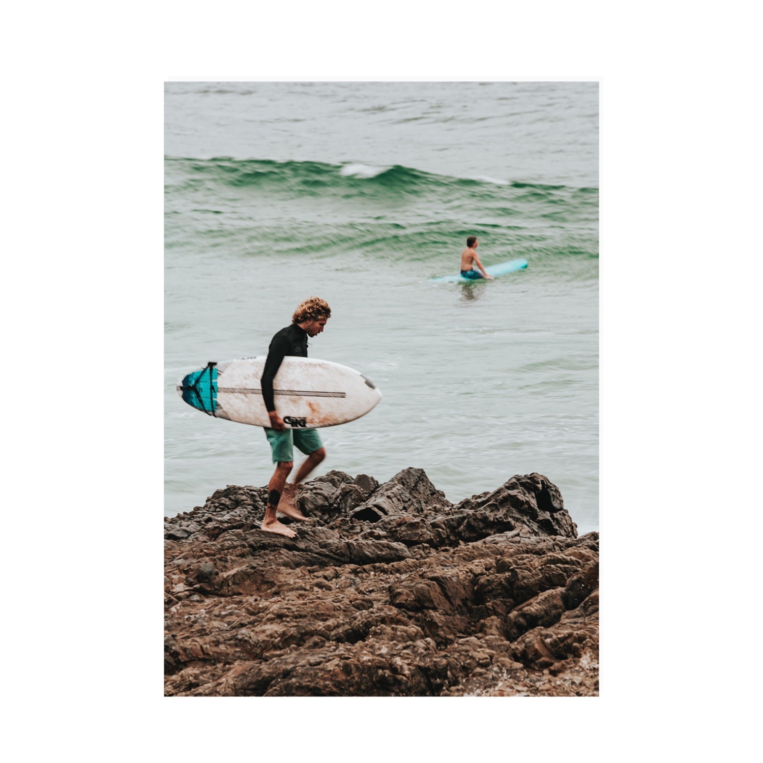 Not All Who Wander Are Lost Byron Bay Surf wall art A0 unframed fine art canvas