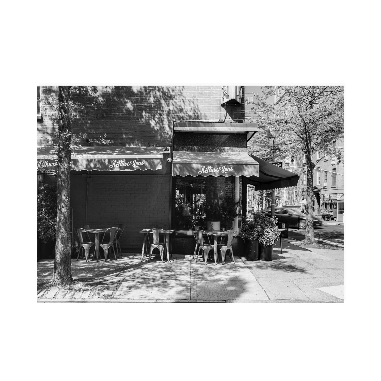 Arthur's Corner New York NYC Restaurant wall art A0 unframed fine art canvas