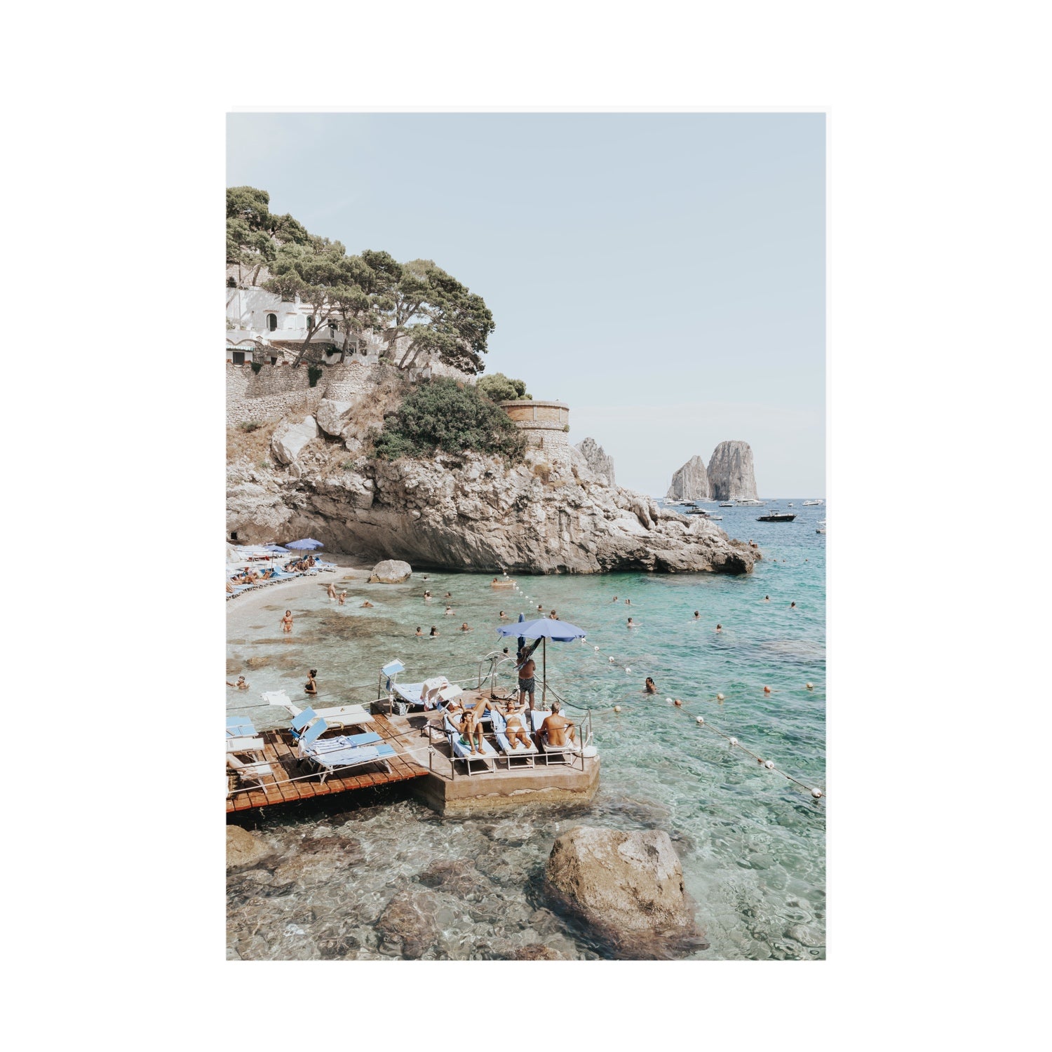 The Sweet Life fine art print, Capri, Italy, A0 · 118.9 cm x 84.1 cm, Unframed, Fine Art Canvas
