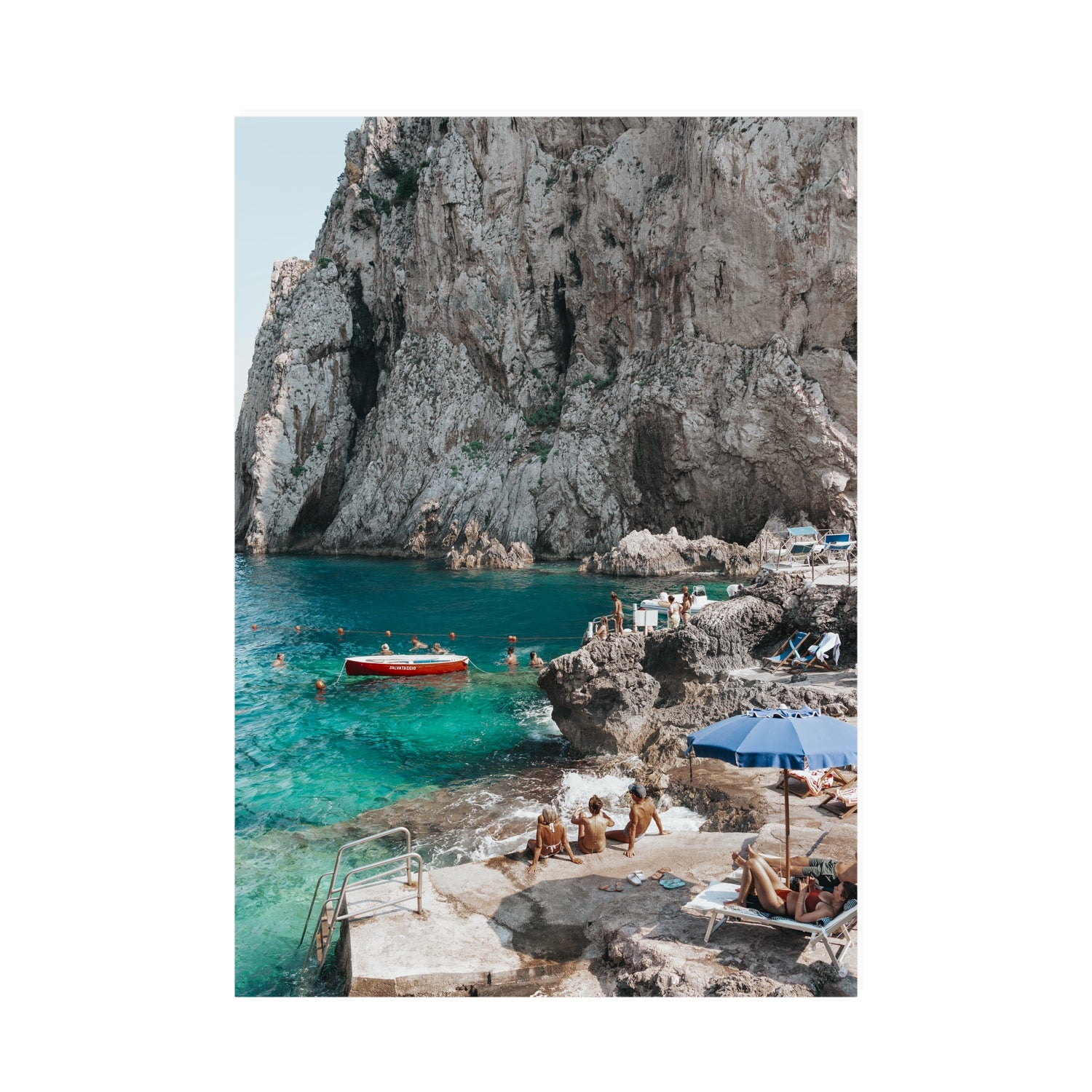 Tranquility fine art print, Capri, Italy, A0 · 118.9 cm x 84.1 cm, Unframed, Fine Art Canvas