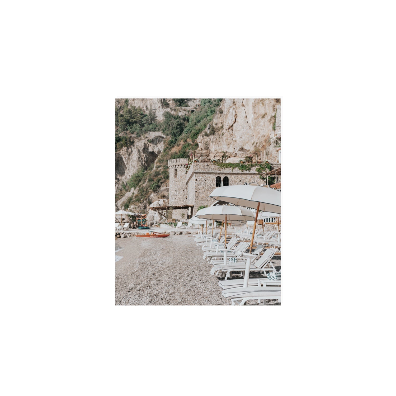 La Villeggiatura fine art print, Amalfi, Italy, luxury escapes artwork, 8 x 10 in, Unframed, Fine Art Canvas