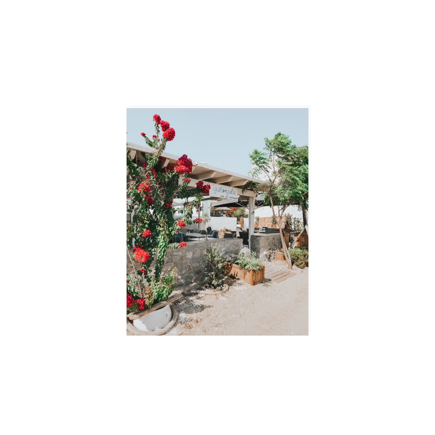 Yialo Yialo fine art print, Mykonos, Greece, 8 x 10 in, Unframed, Fine Art Canvas