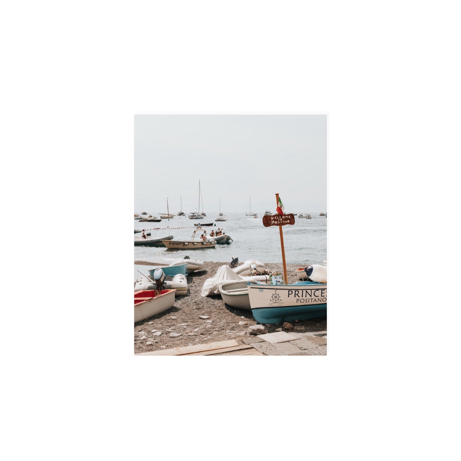 Coming Home Positano wall art 8 x 10 in unframed fine art canvas