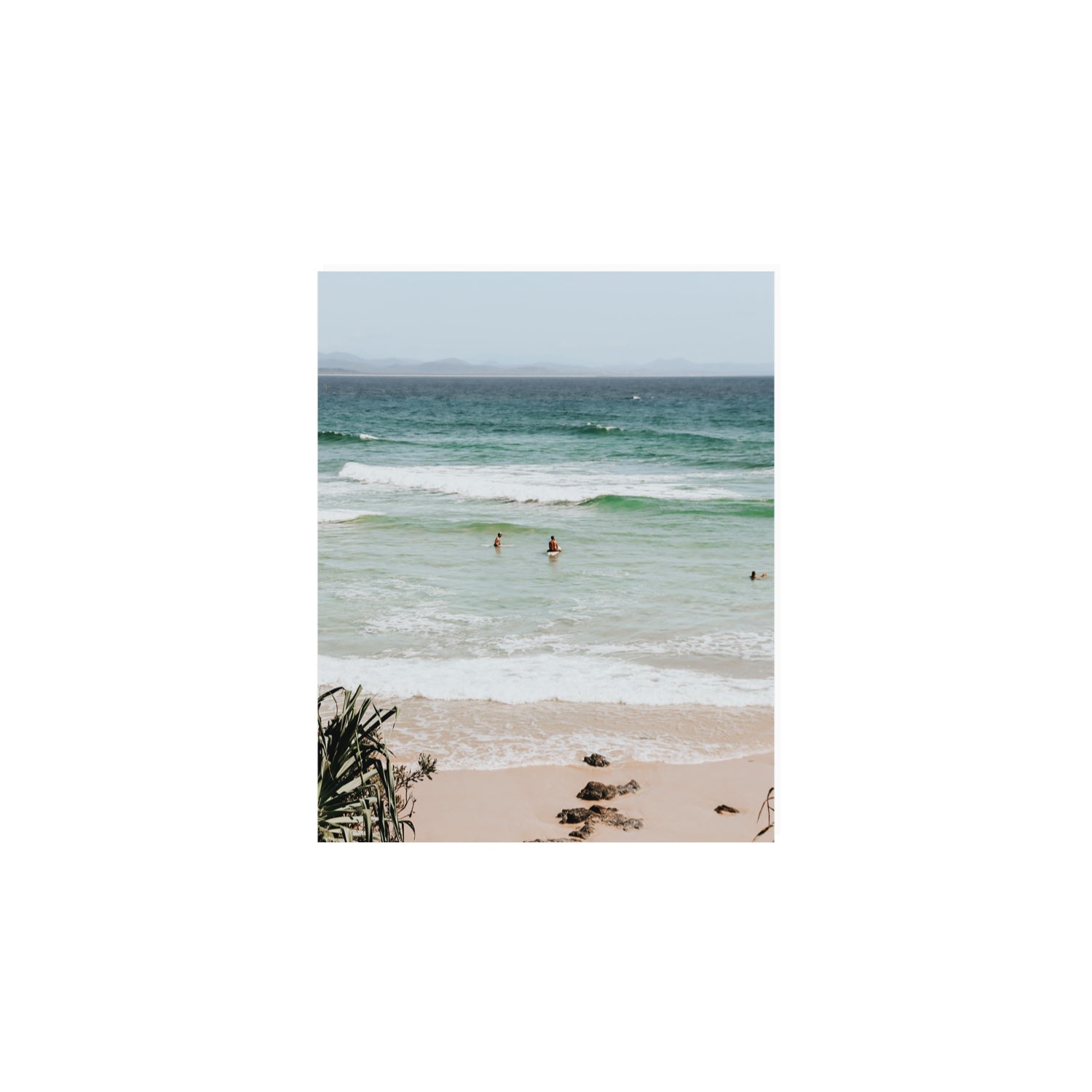 Lets Go Trippin' Byron Bay Surf coastal wall art 8 x 10 in unframed fine art canvas