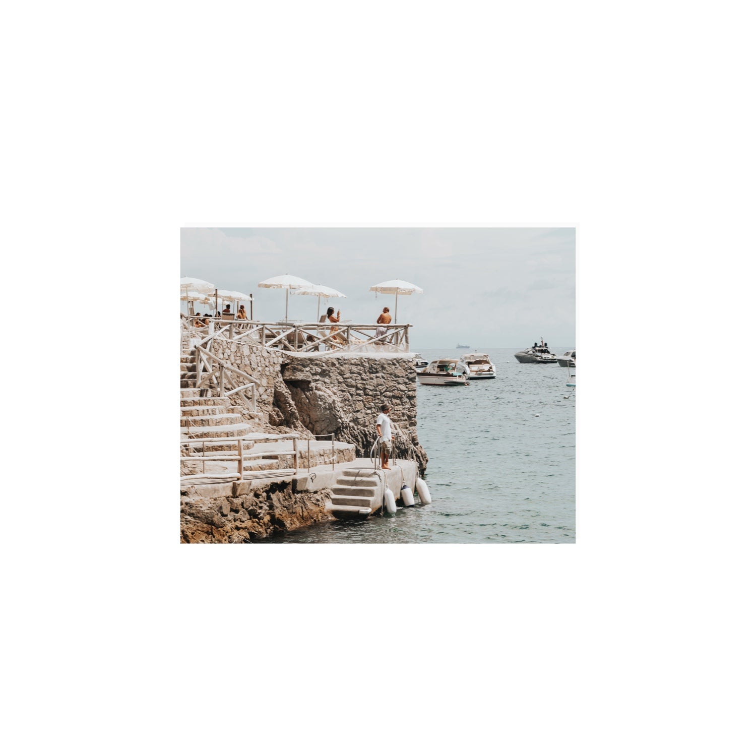 Conca Del Sogno fine art print, Nerano, Italy, 8 x 10 in, Unframed, Fine Art Canvas