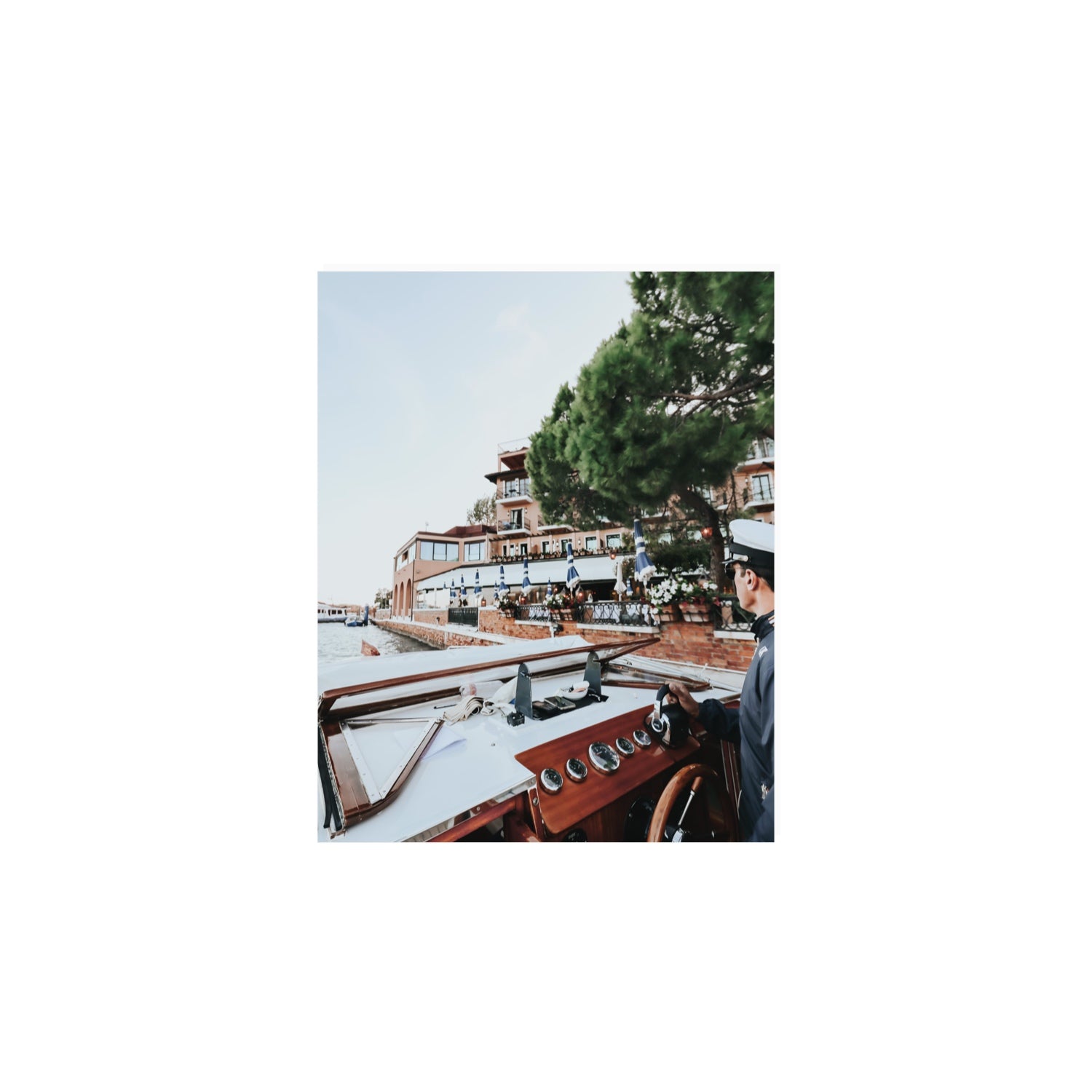 The Driver Venice Canal Italian wall art 8 x 10 in unframed fine art canvas