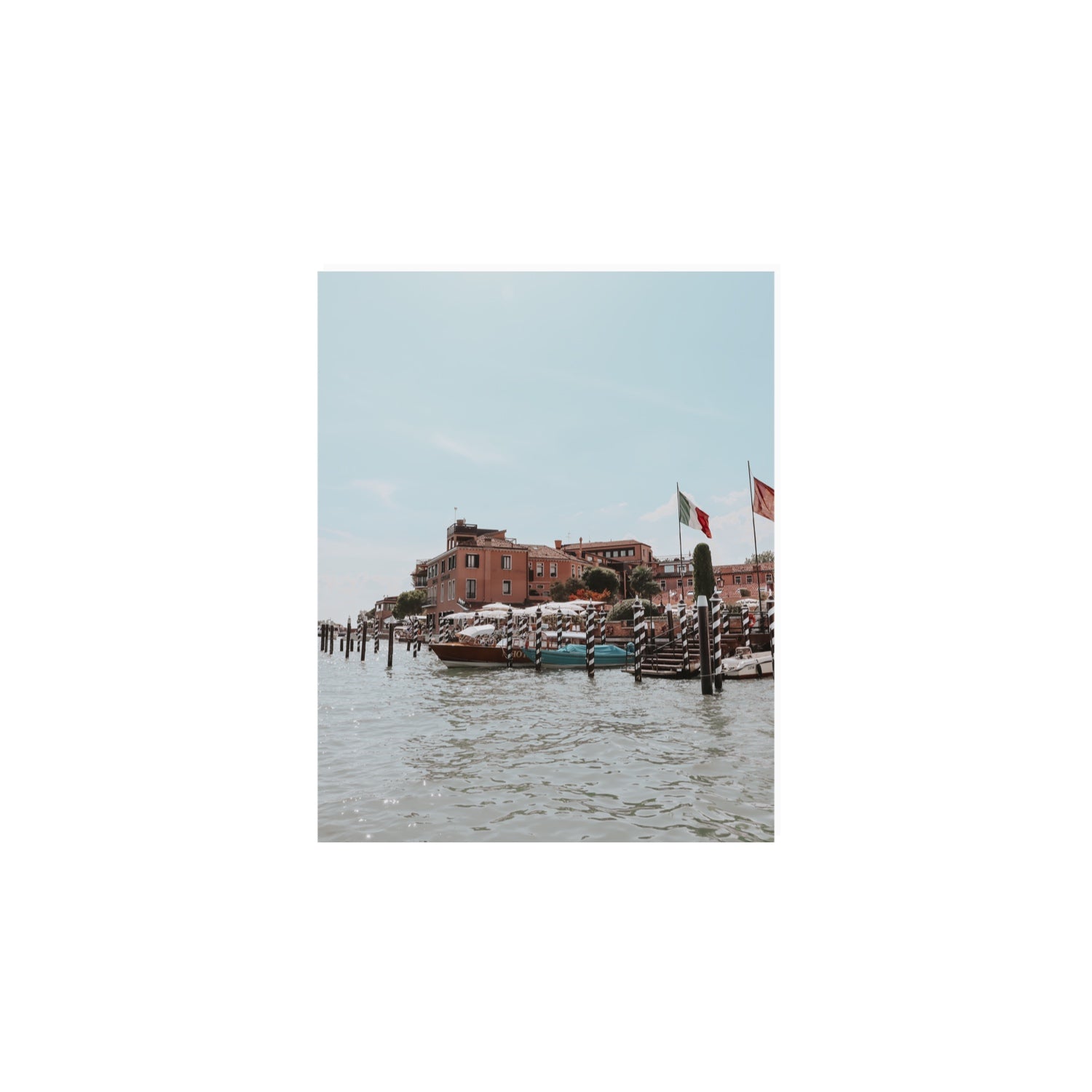 Giudecca Island Venice wall art 8 x 10 in unframed fine art canvas