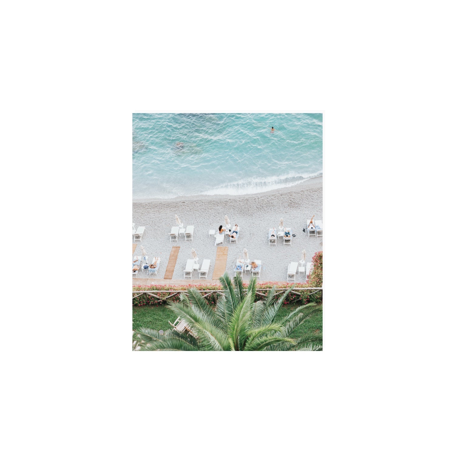 Paradiso Amalfi Mediterranean wall art 8 x 10 in unframed fine art canvas