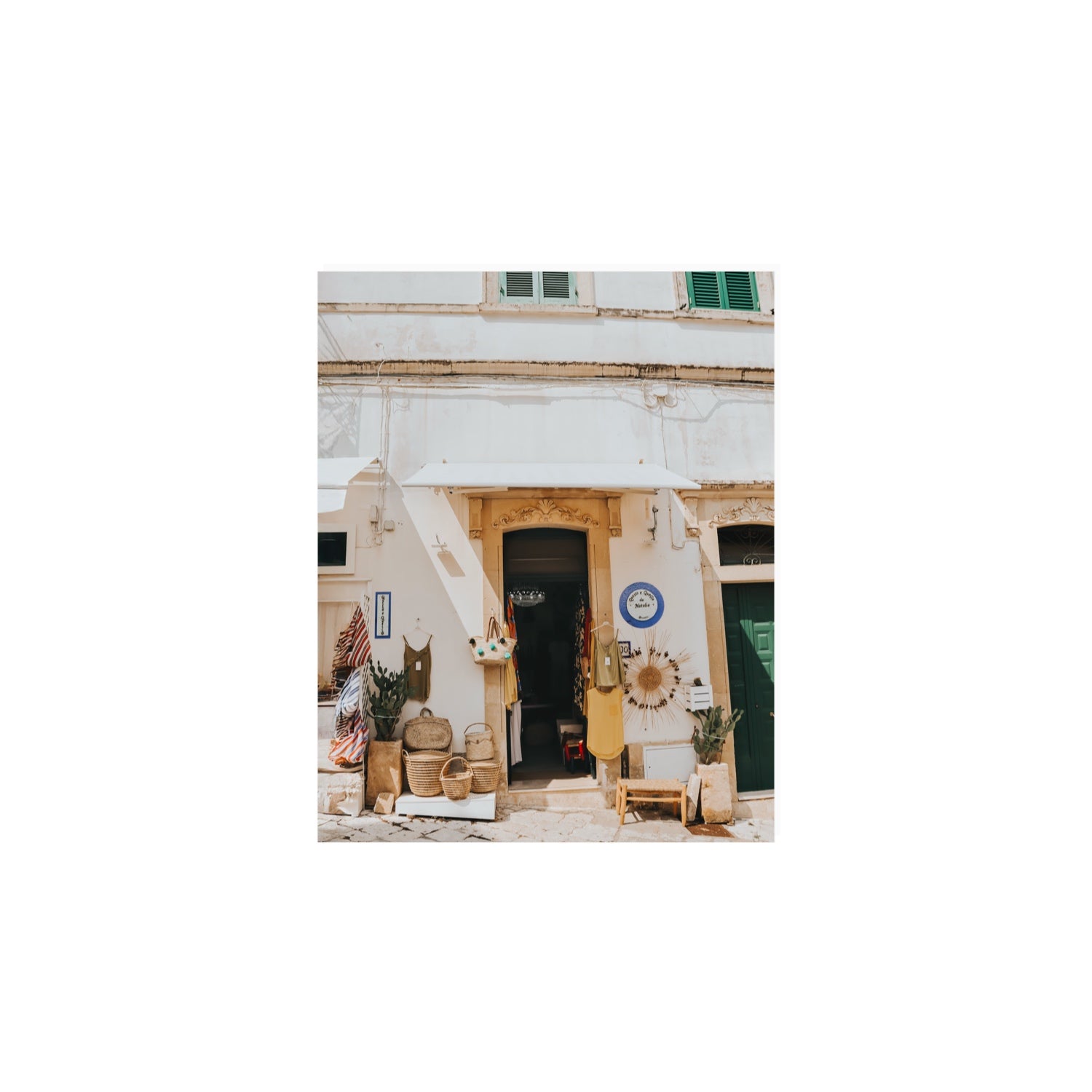 Artisan Ambience Puglia Italian wall art 8 x 10 in unframed fine art canvas