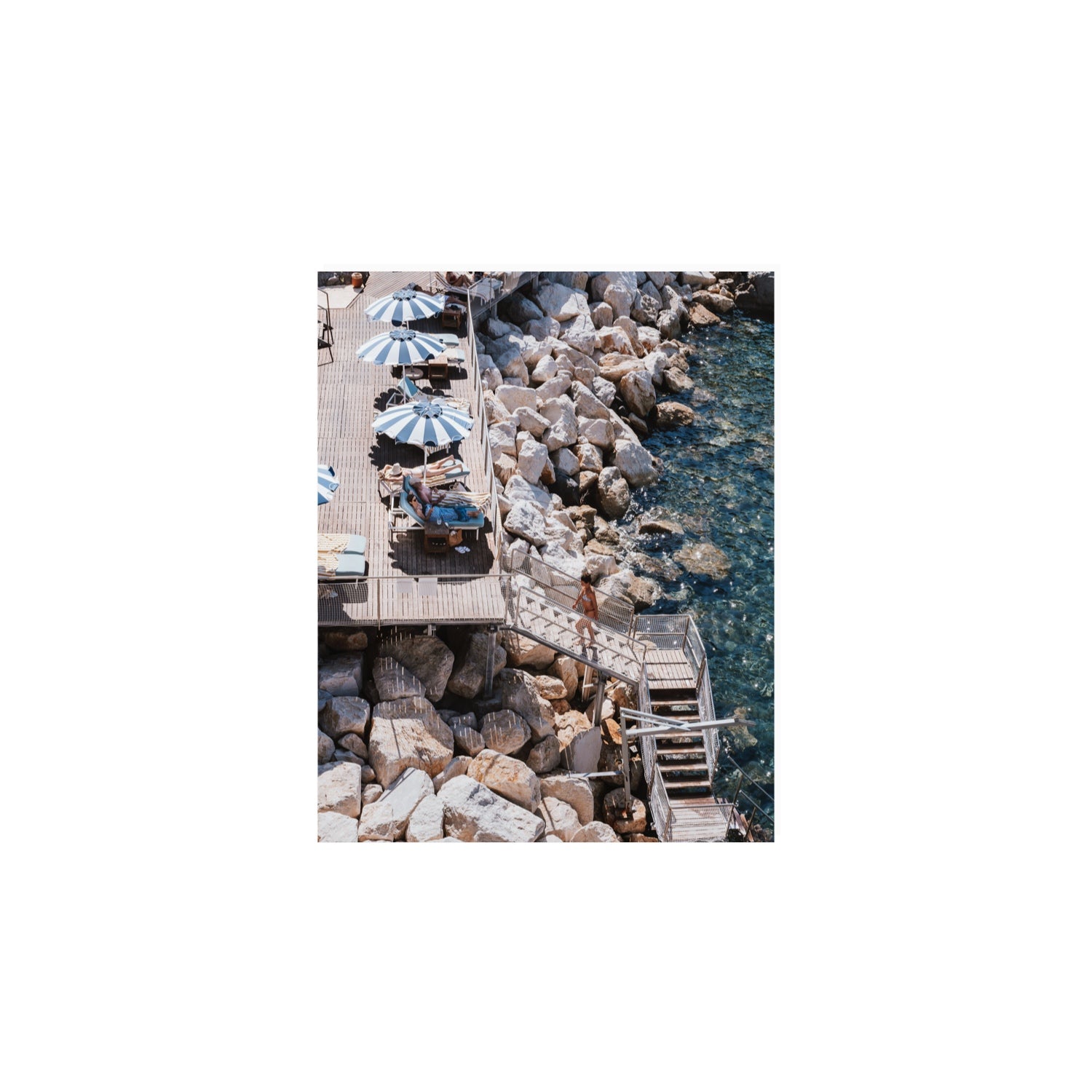 Life On The Shore fine art print, Ischia, Italy, 8 x 10 in, Unframed, Fine Art Canvas