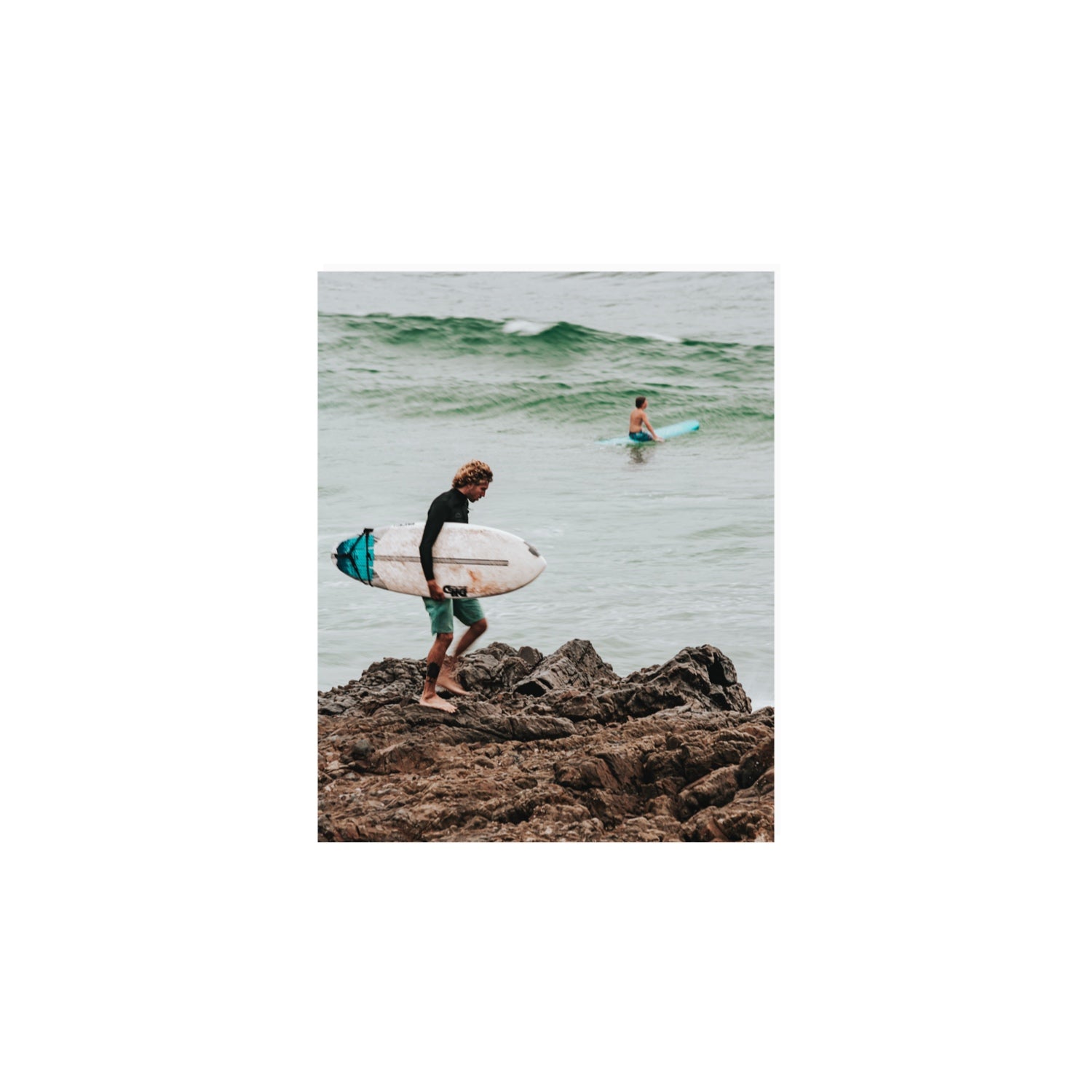 Not All Who Wander Are Lost Byron Bay Surf wall art 8 x 10 in unframed fine art canvas