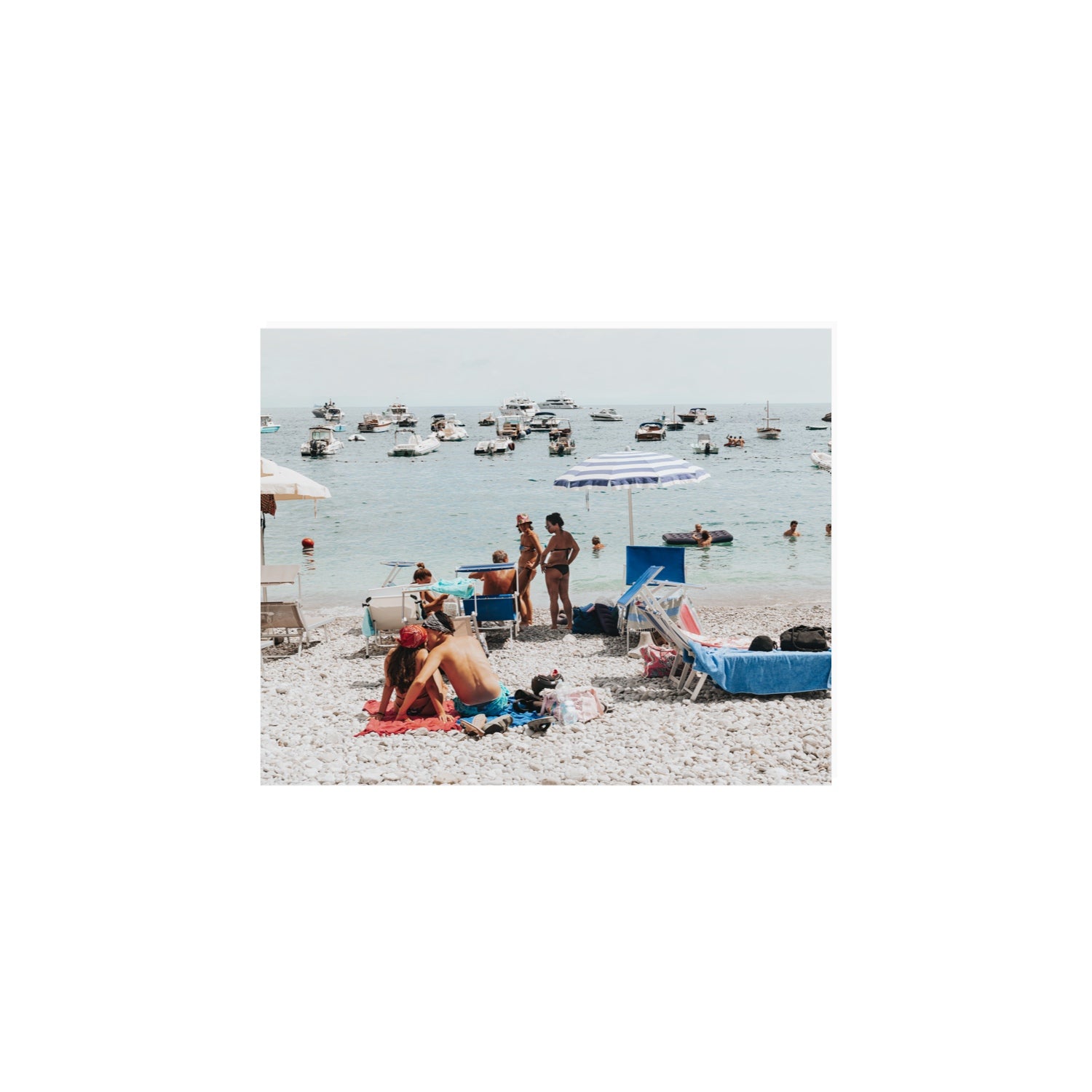 The Kiss Nerano wall art 8 x 10 in unframed fine art canvas