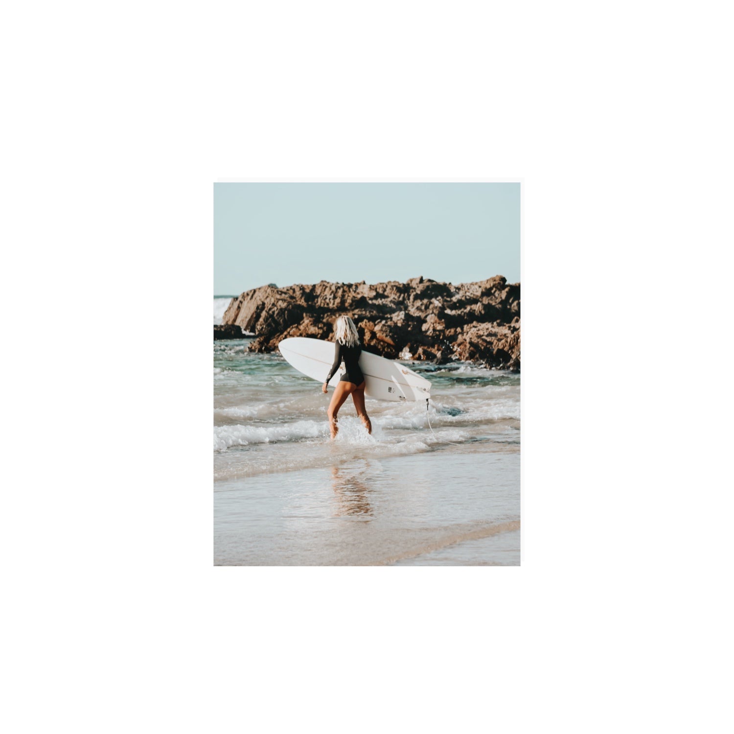 Bethany Byron Bay Surf coastal decor wall art 8 x 10 in unframed fine art canvas