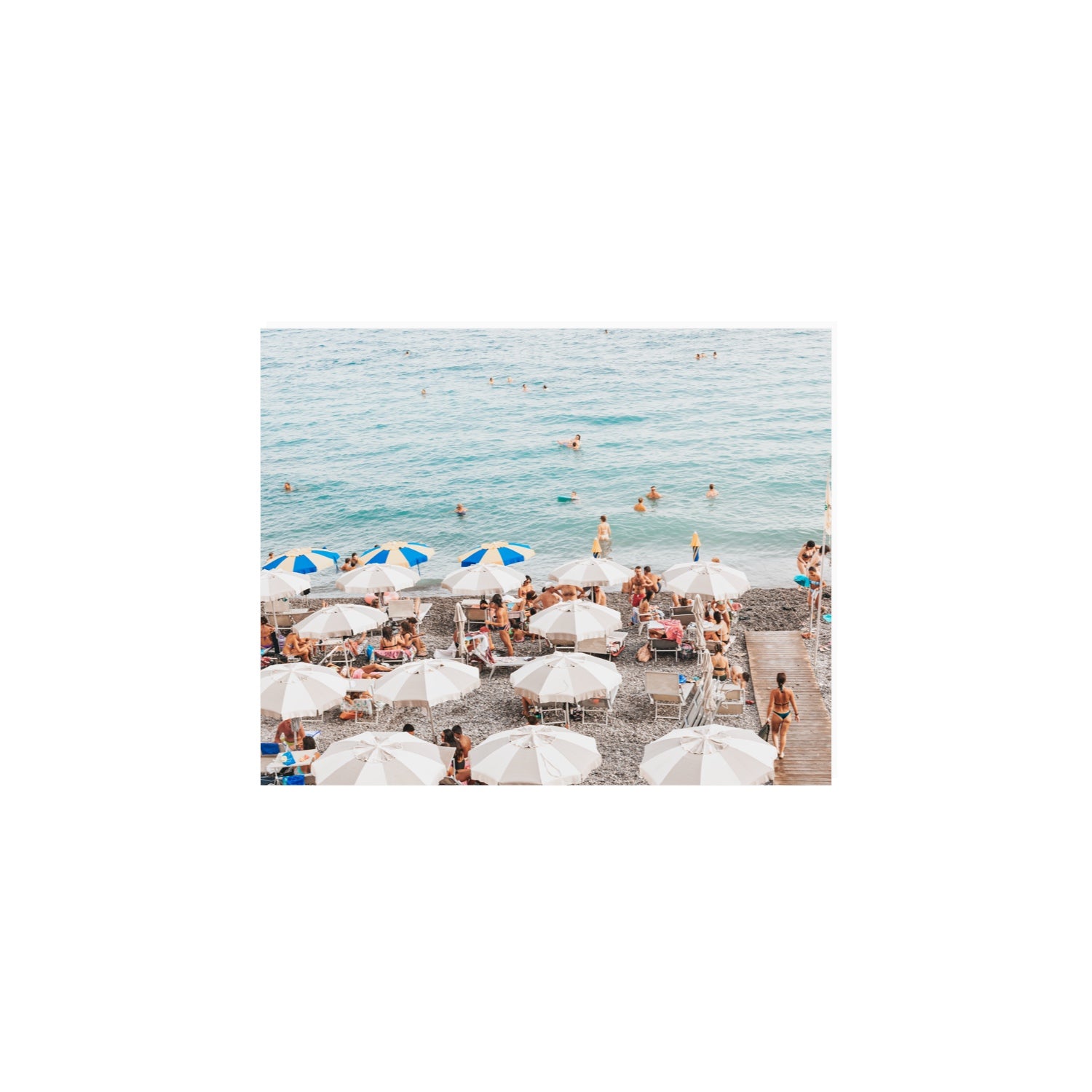 Dreamscape Amalfi Italian beach wall art 8 x 10 in unframed fine art canvas
