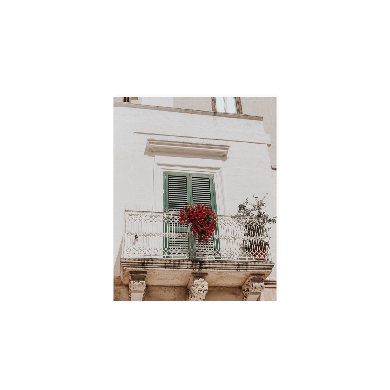 Balcone Estivo Puglia Italian wall art 8 x 10 in unframed fine art canvas