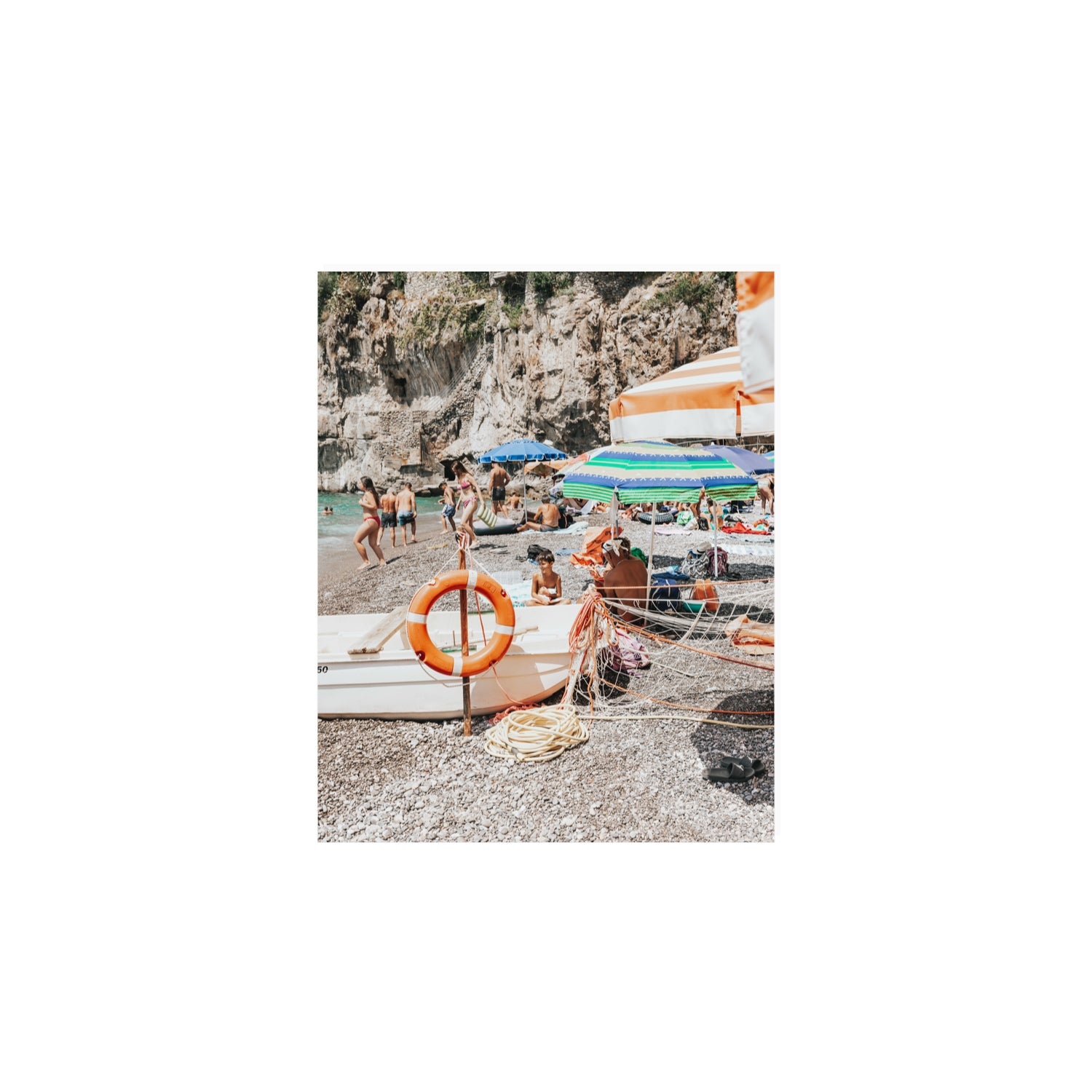 Il Ragazzo fine art print, Positano, Italy, 8 x 10 in, Unframed, Fine Art Canvas