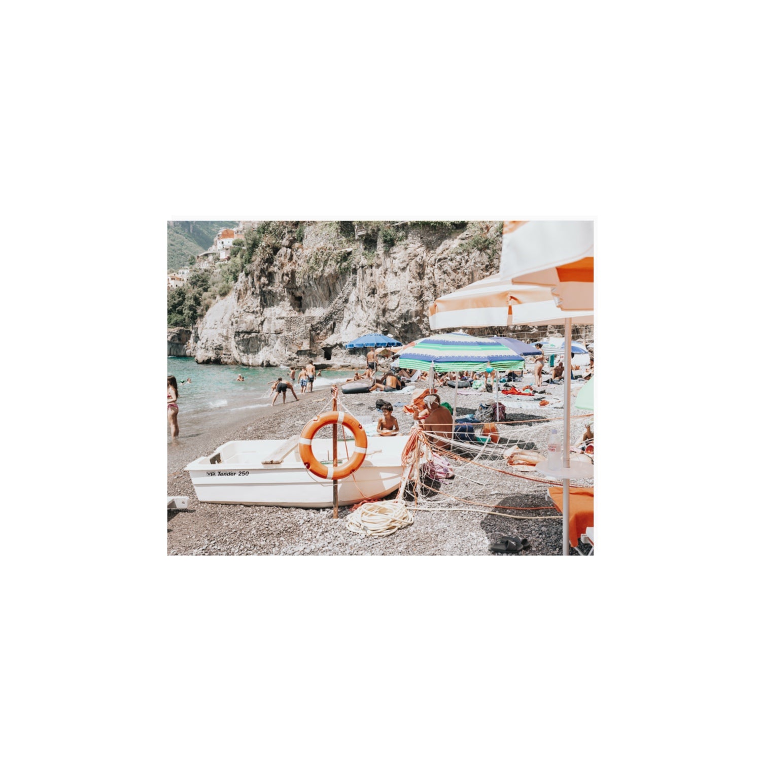 Bellezza By The Bay fine art print, Positano, Italy, 11 x 14 in, Unframed, Fine Art Canvas