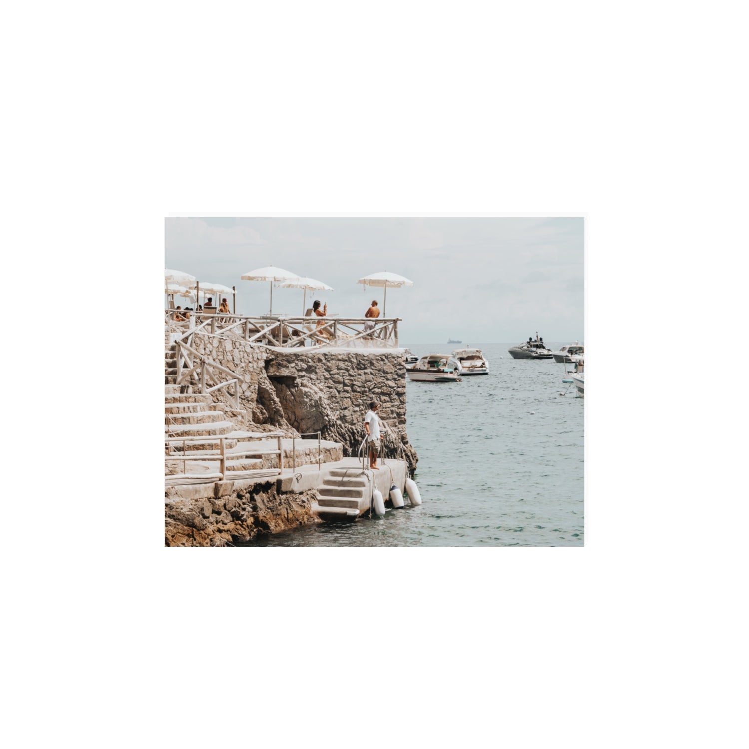 Conca Del Sogno fine art print, Nerano, Italy, 11 x 14 in, Unframed, Fine Art Canvas