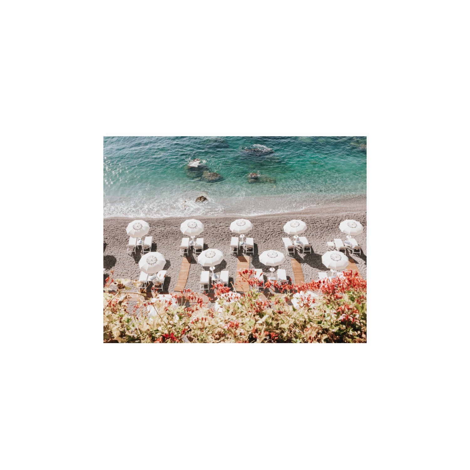 Coastal Charms fine art print, Amalfi, Italy, 11 x 14 in, Unframed, Fine Art Canvas