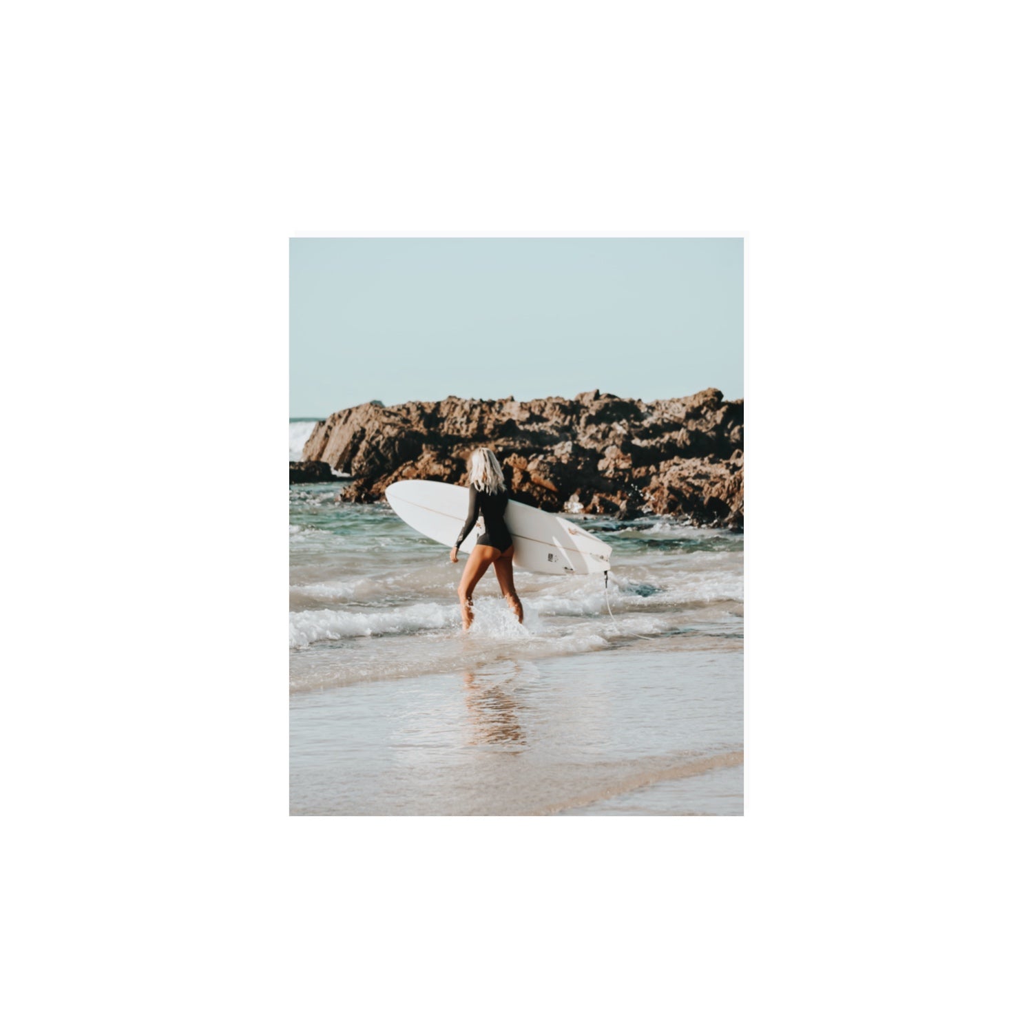 Bethany Byron Bay Surf coastal decor wall art 11 x 14 in unframed fine art canvas