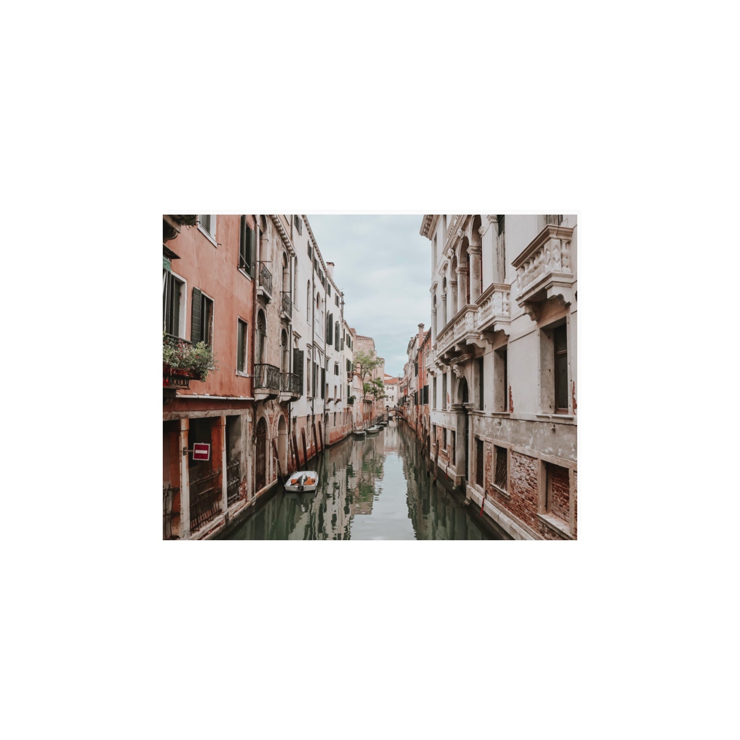 The Floating City Venice Canal Italian decor wall art 11 x 14 in unframed fine art canvas